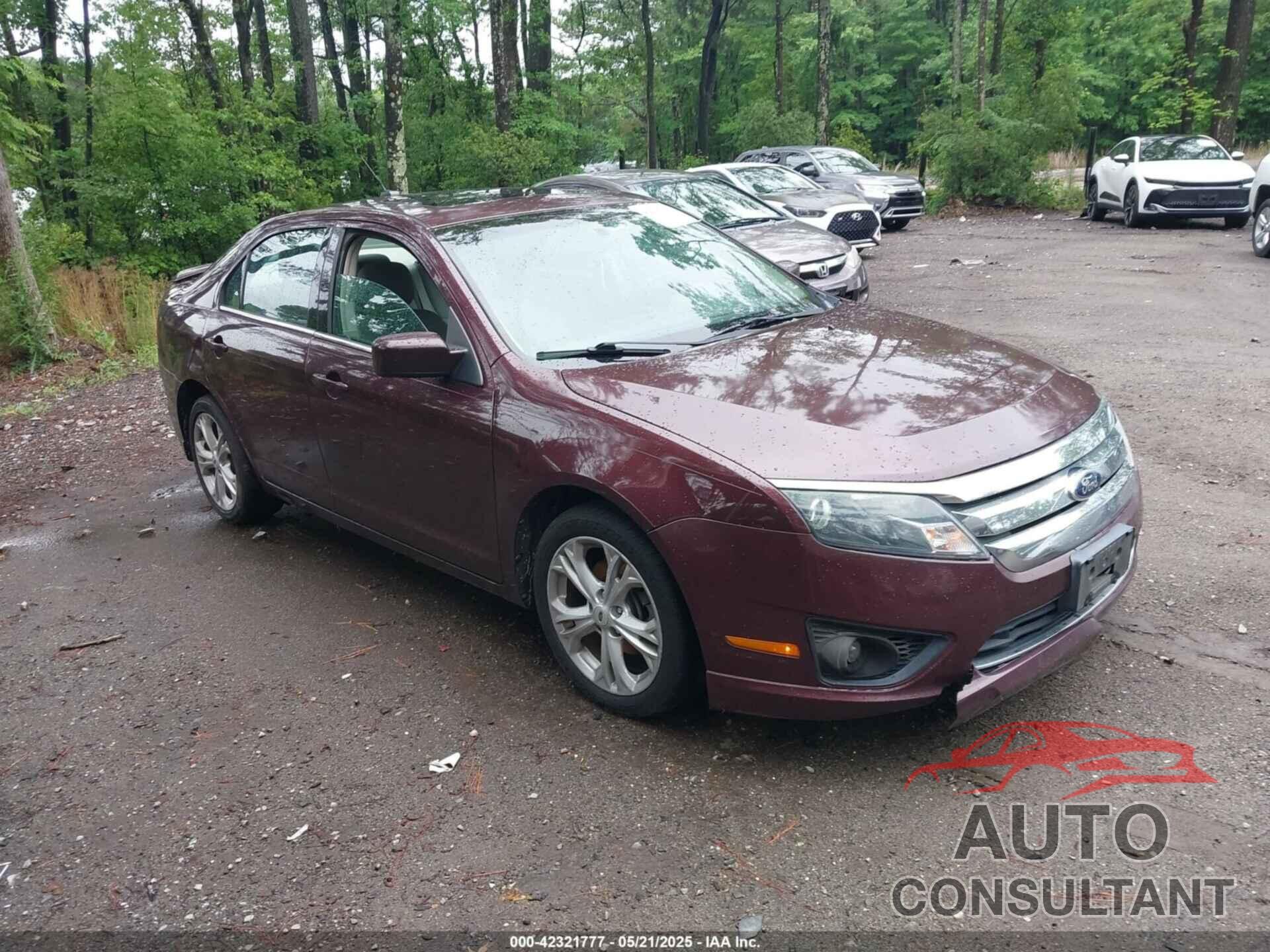 FORD FUSION 2012 - 3FAHP0HA7CR449052
