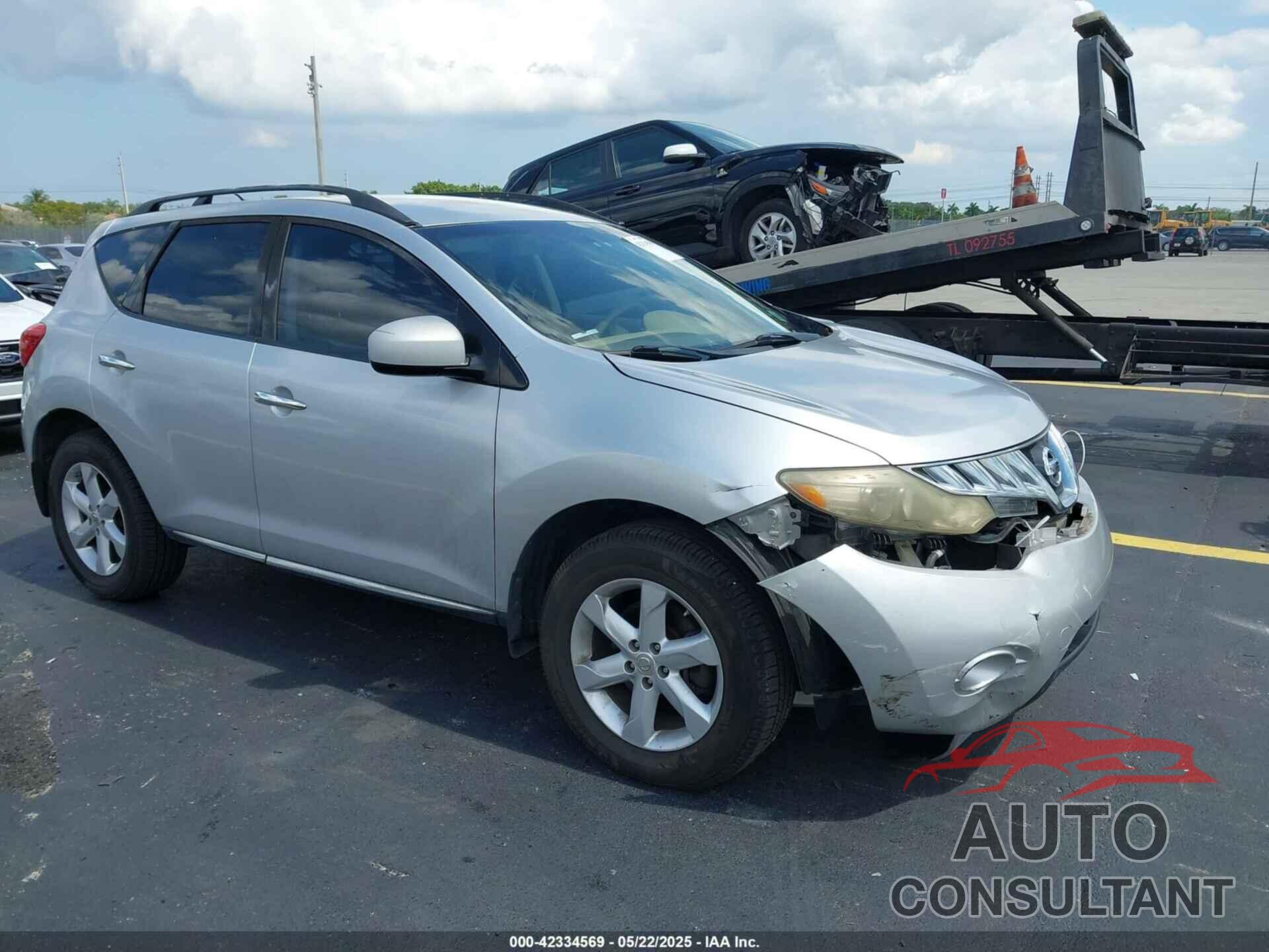 NISSAN MURANO 2009 - JN8AZ18U59W016894
