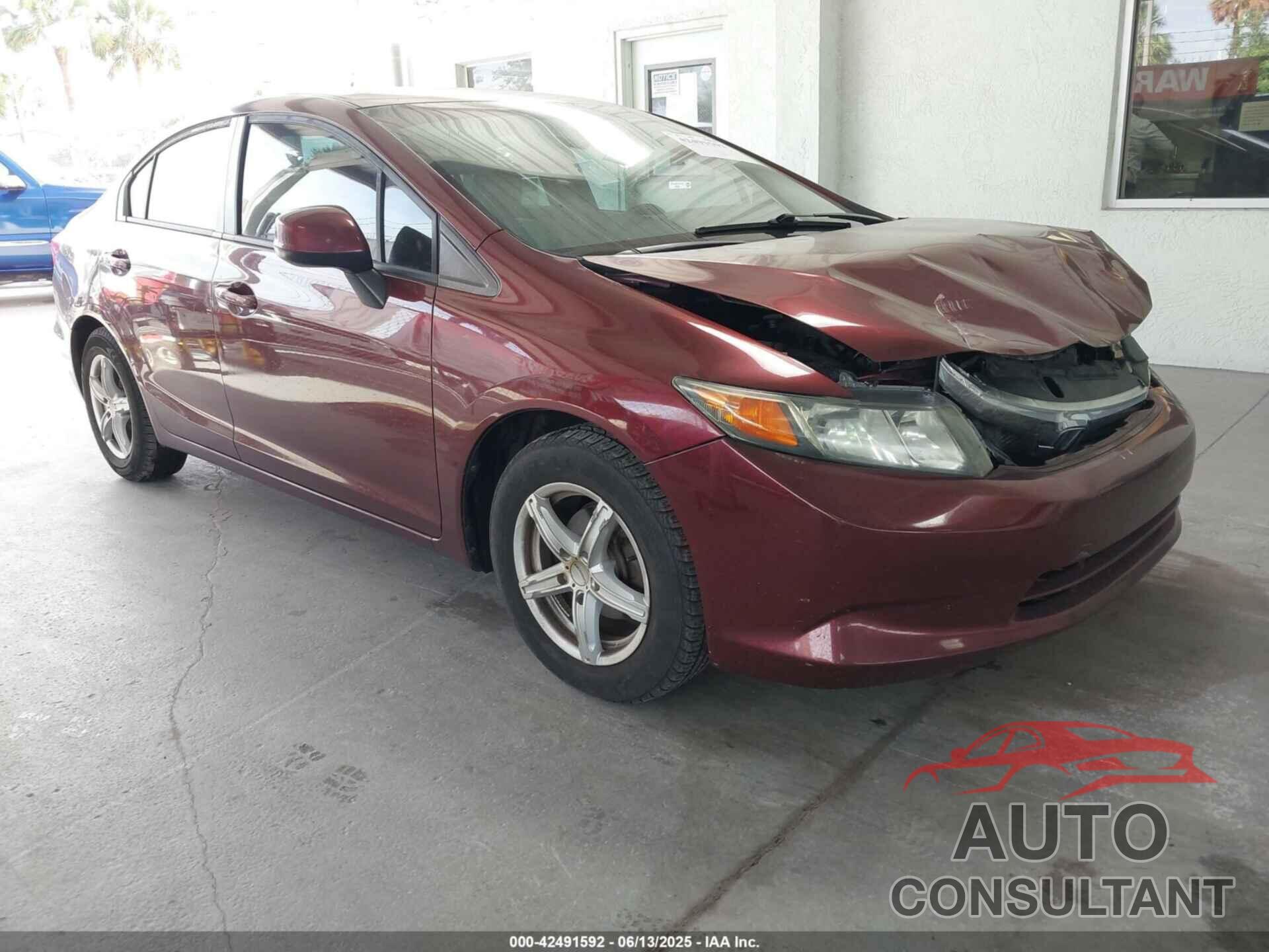 HONDA CIVIC 2012 - 19XFB2F51CE064322