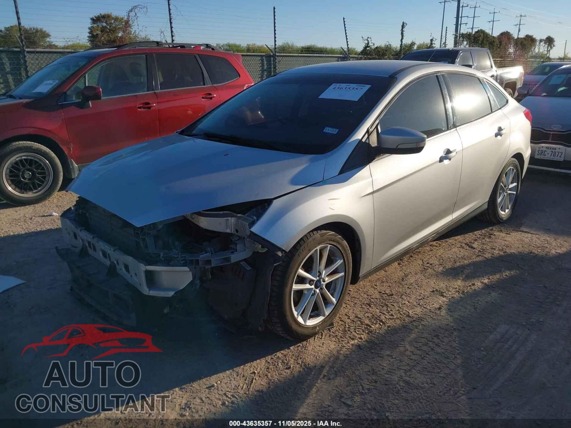 FORD FOCUS 2017 - 1FADP3F23HL309470