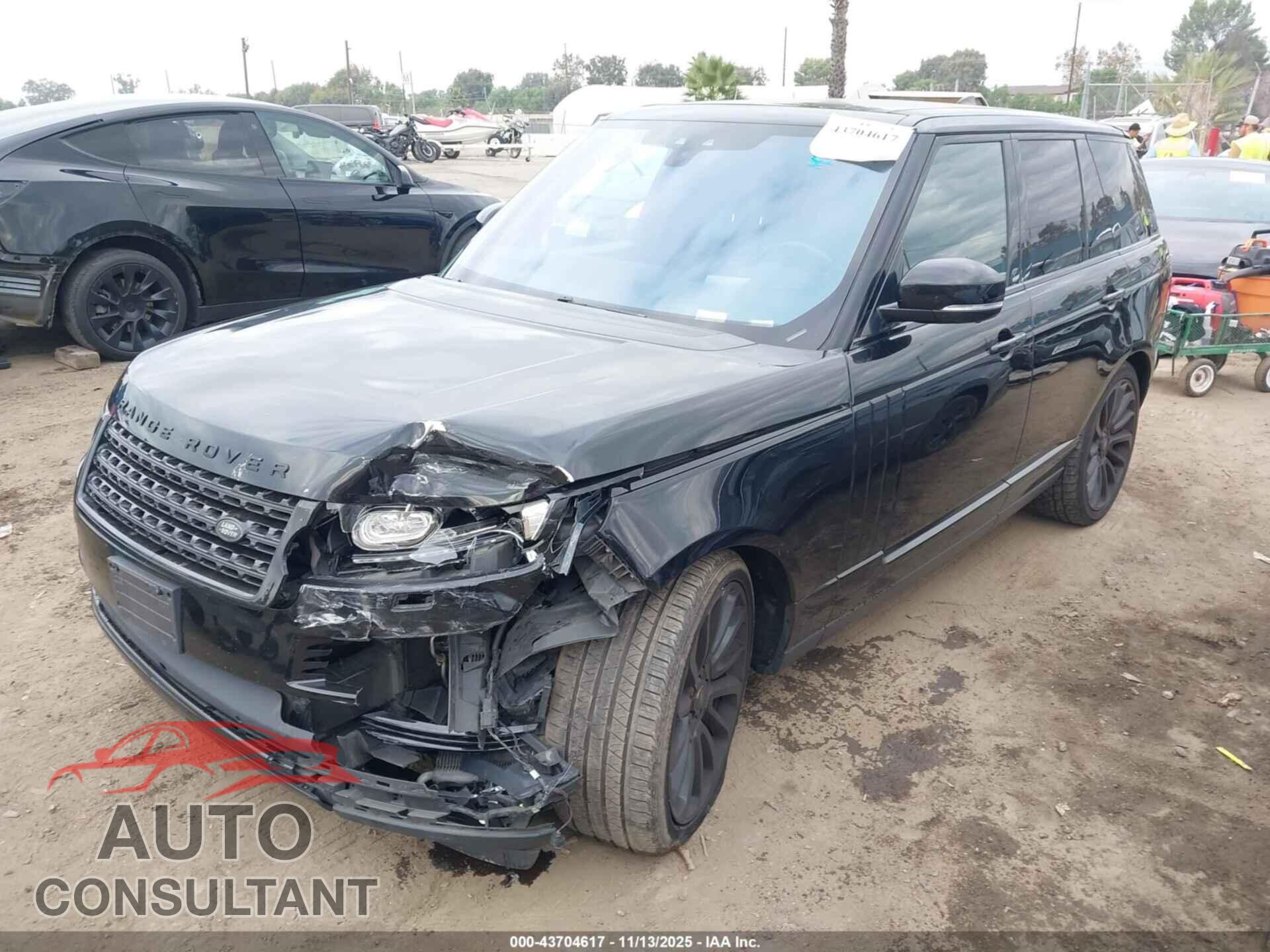LAND ROVER RANGE ROVER 2017 - SALGS2FE7HA328117