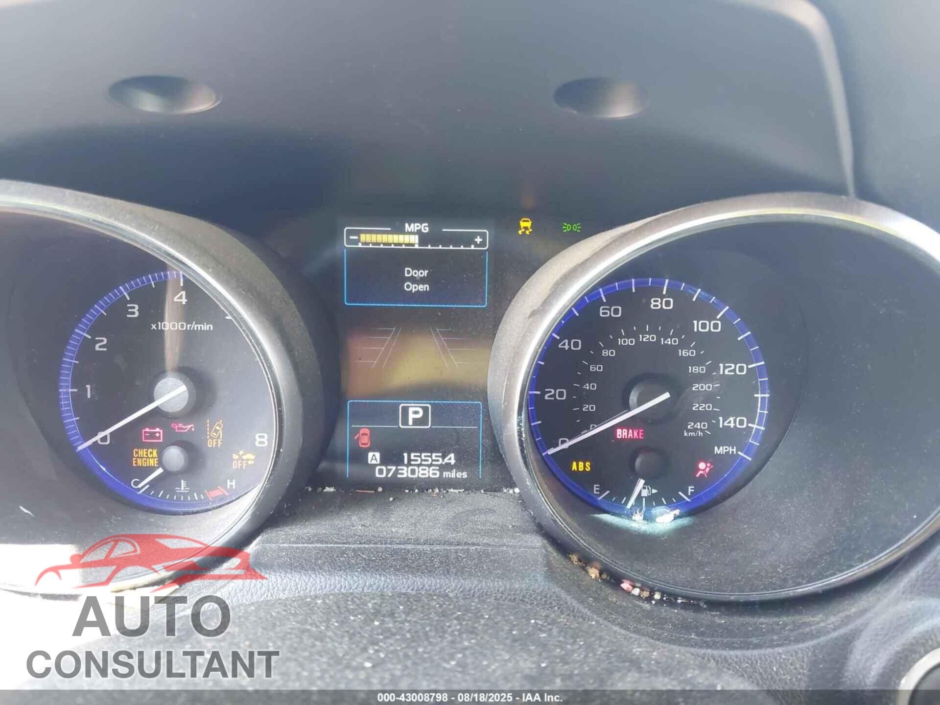 SUBARU OUTBACK 2017 - 4S4BSANC2H3339716