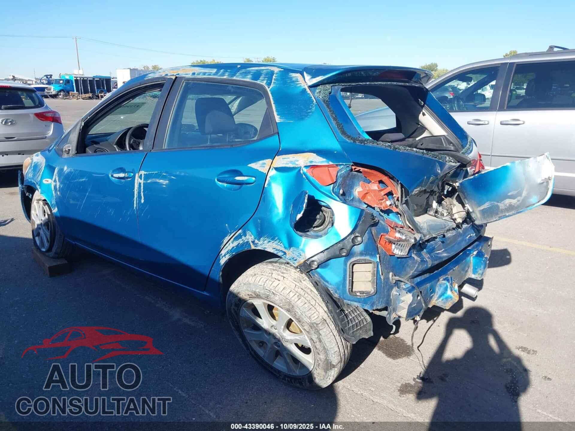 MAZDA MAZDA2 2011 - JM1DE1HY7B0110176
