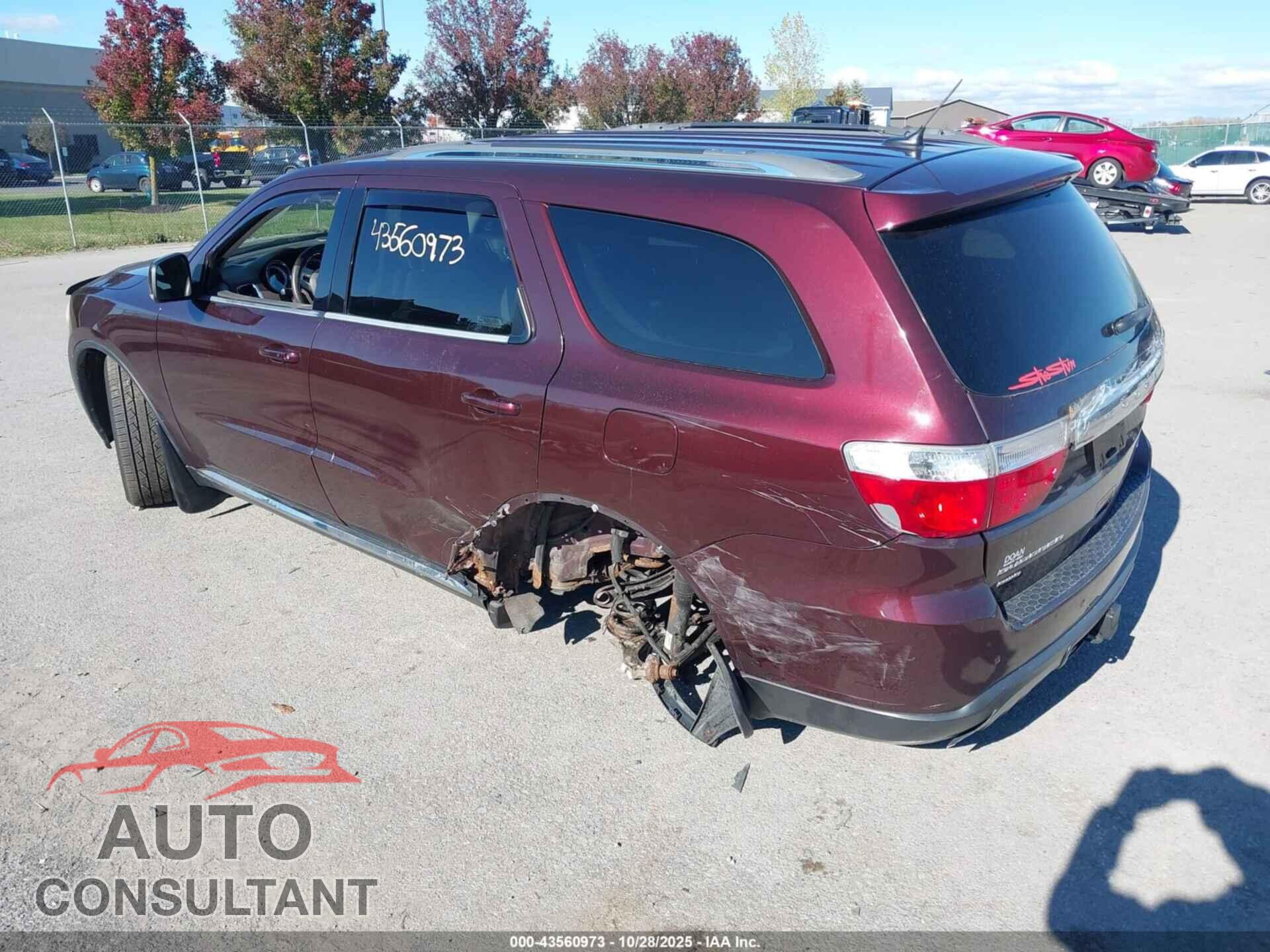 DODGE DURANGO 2012 - 1C4RDJDG2CC358647
