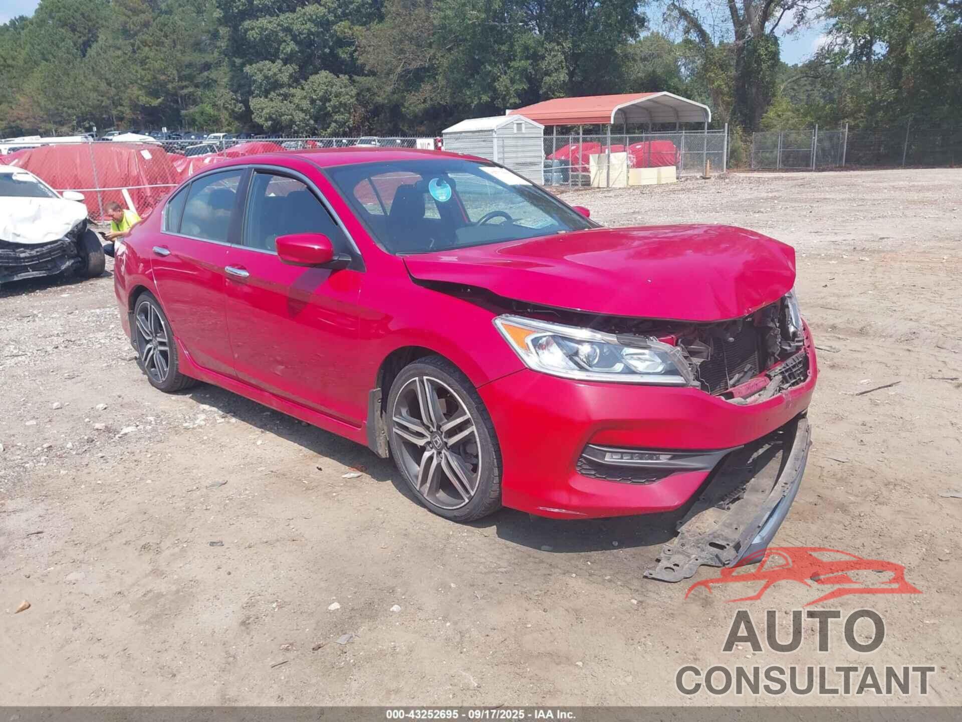 HONDA ACCORD 2016 - 1HGCR2F52GA124231