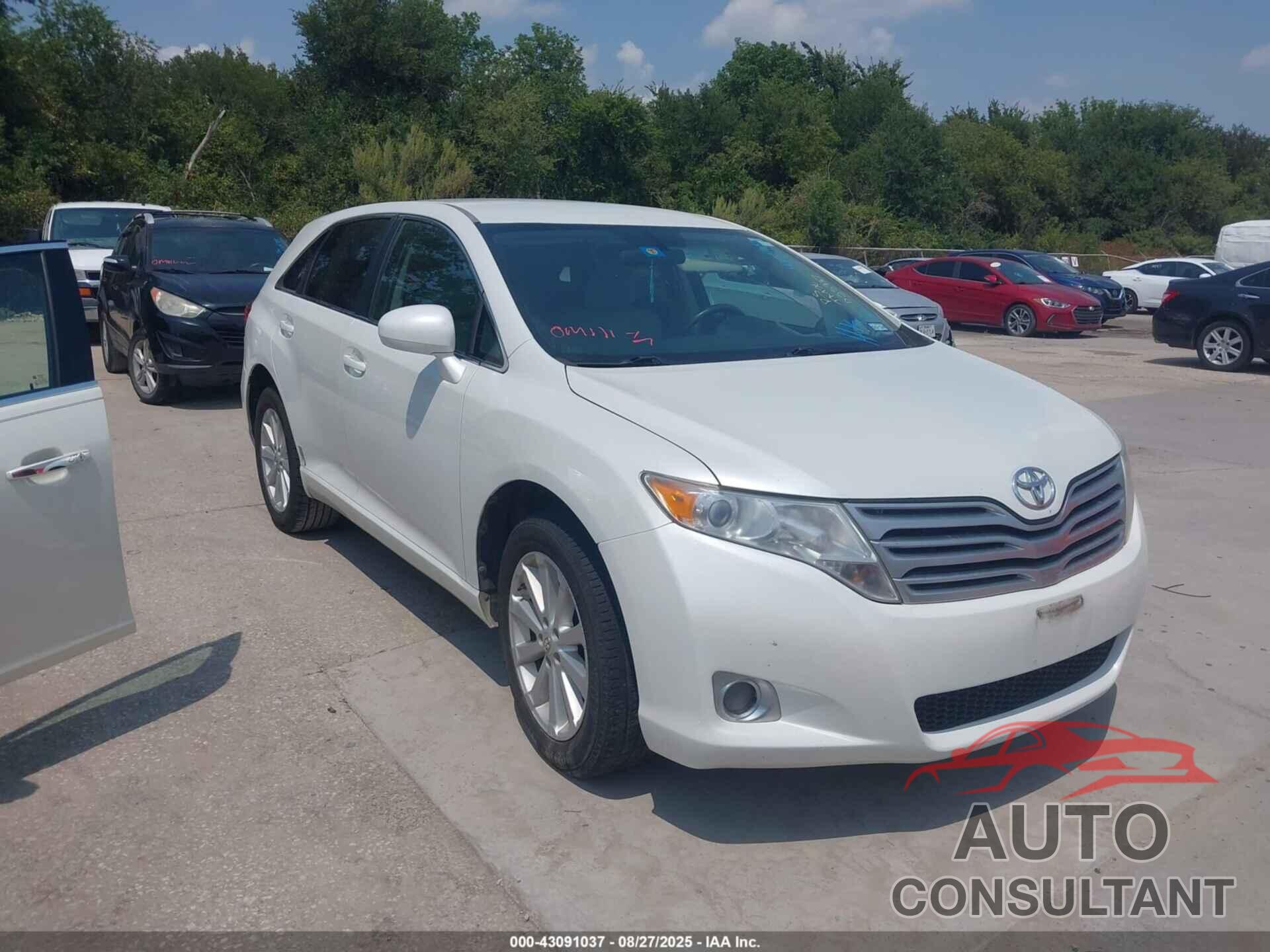 TOYOTA VENZA 2012 - 4T3ZA3BB7CU055937