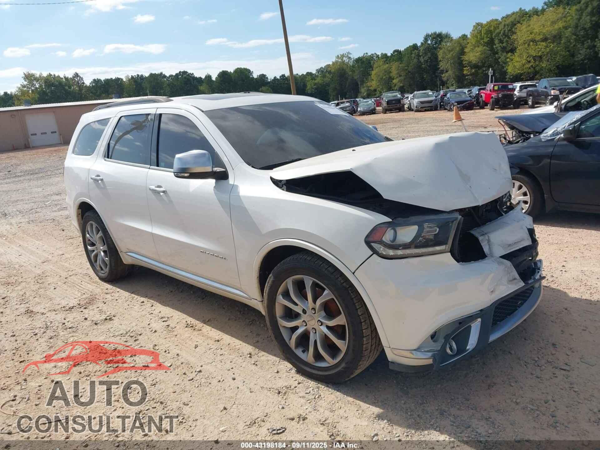 DODGE DURANGO 2017 - 1C4RDHEG1HC680727