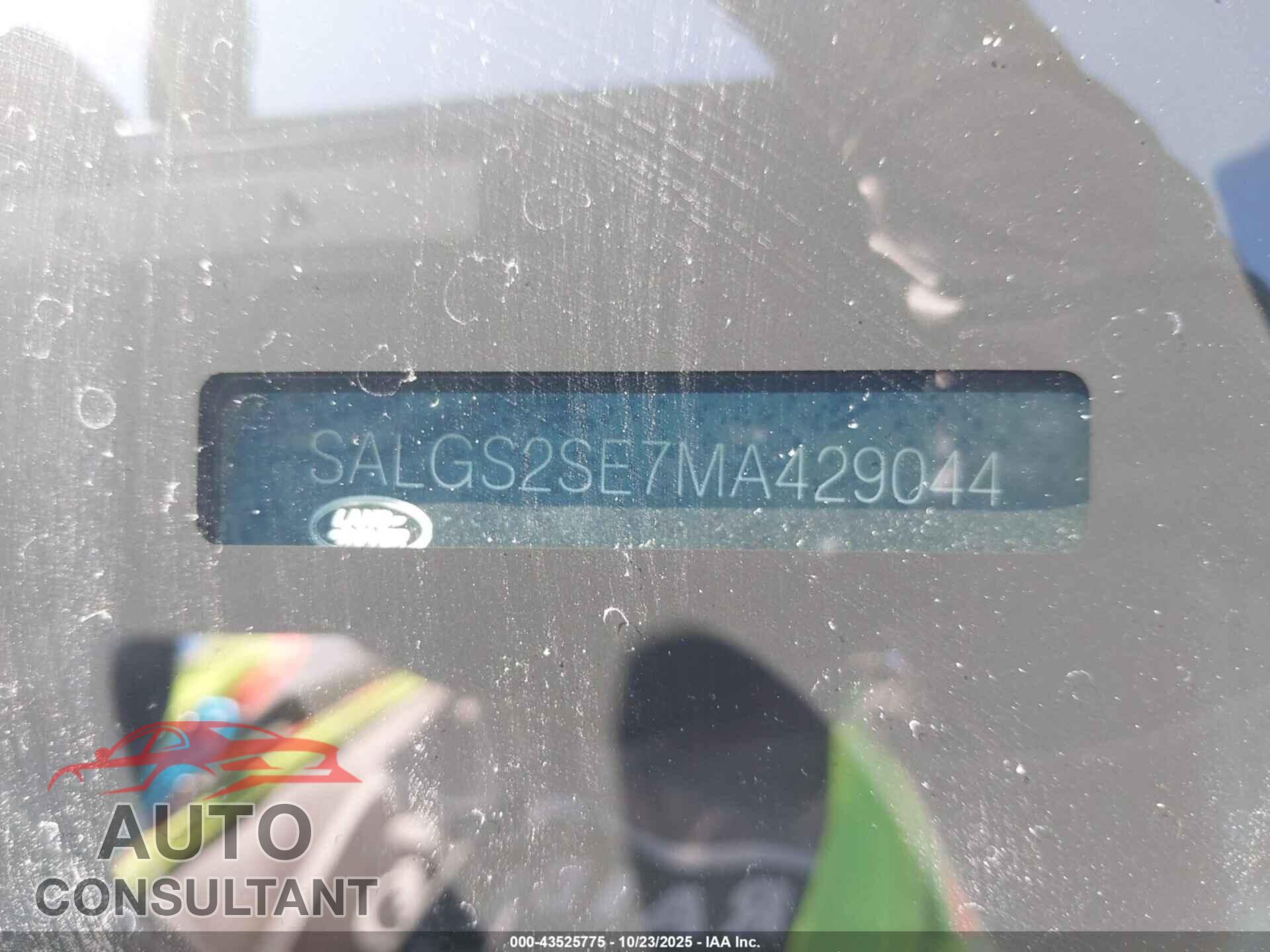 LAND ROVER RANGE ROVER 2021 - SALGS2SE7MA429044