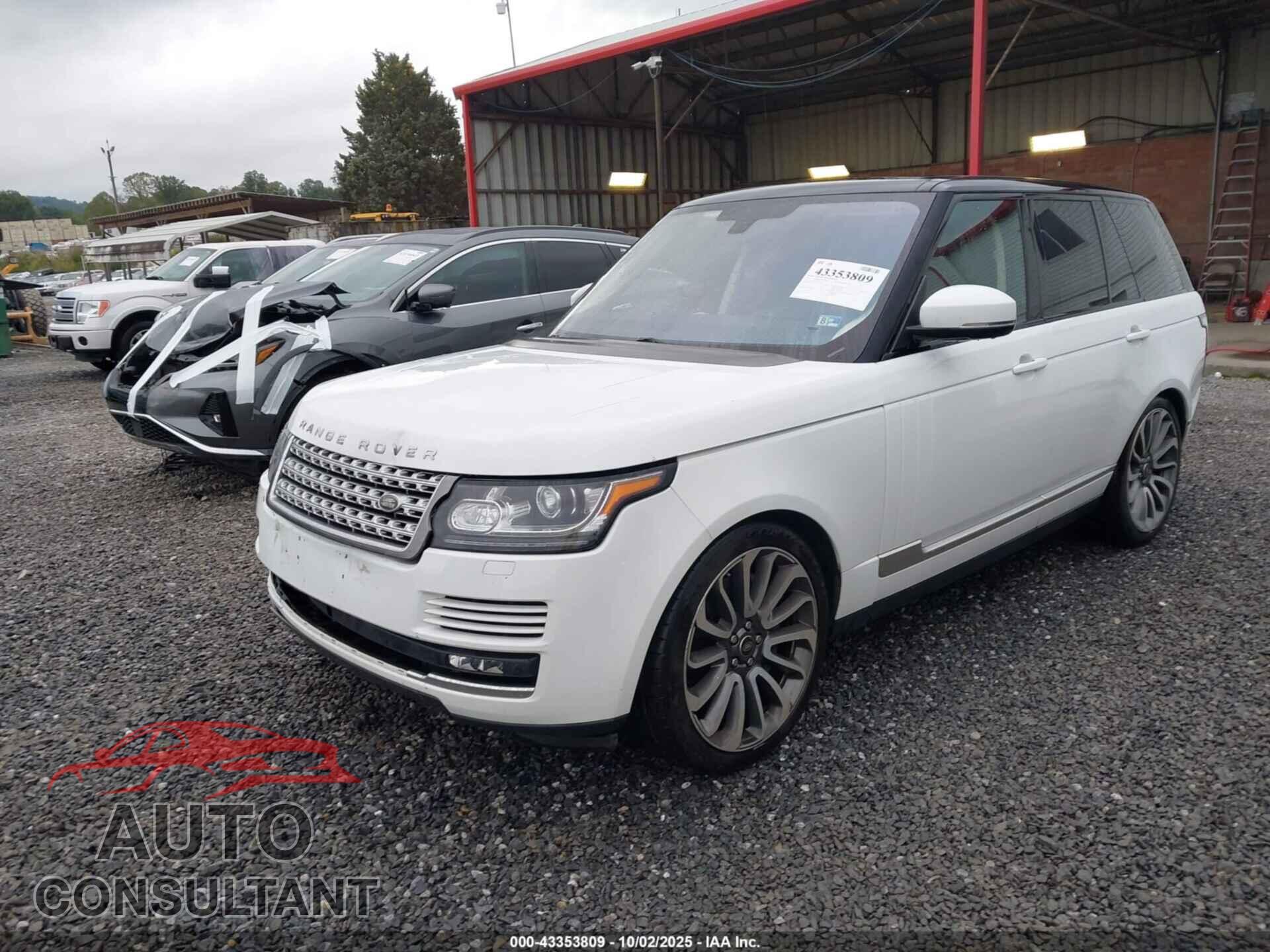 LAND ROVER RANGE ROVER 2016 - SALGS2EFXGA276636
