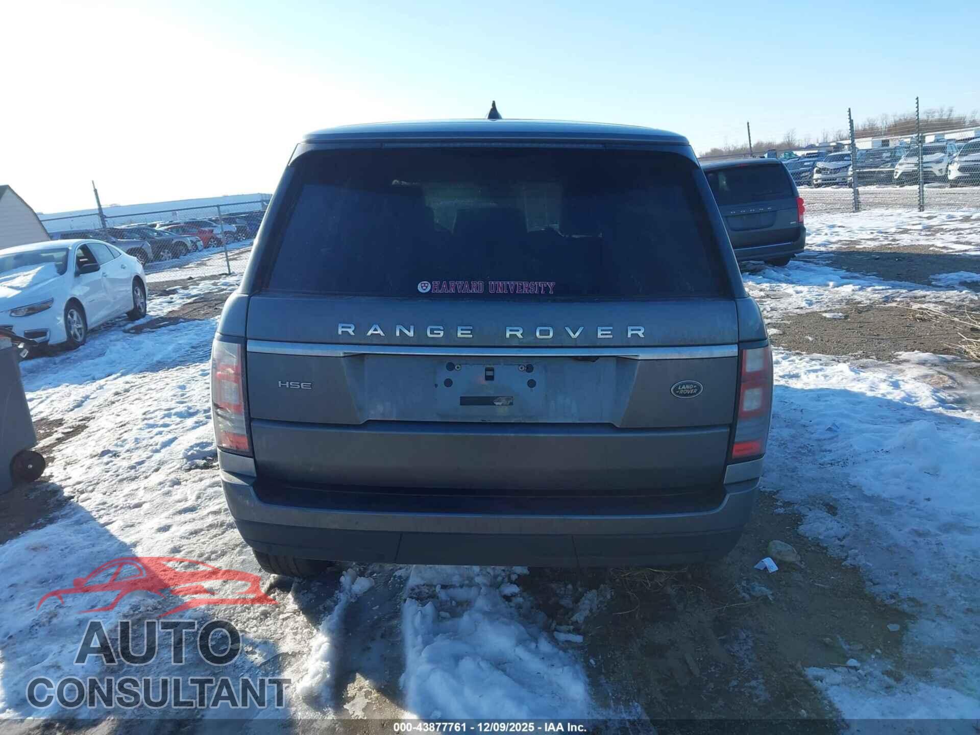 LAND ROVER RANGE ROVER 2017 - SALGS2FV6HA375509