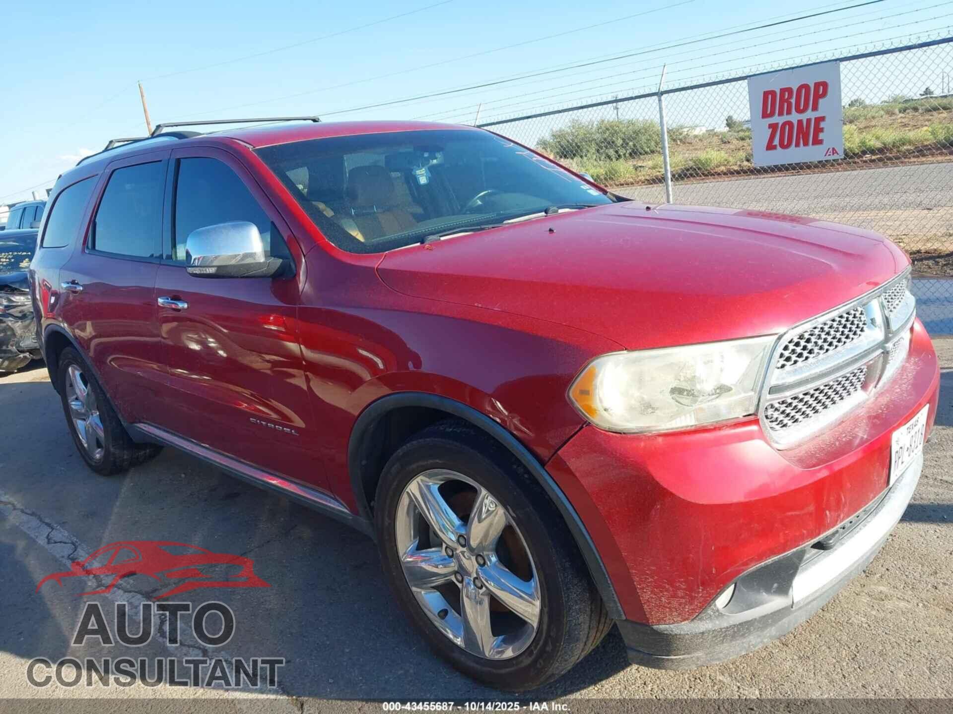DODGE DURANGO 2011 - 1D4SE5GT2BC594473