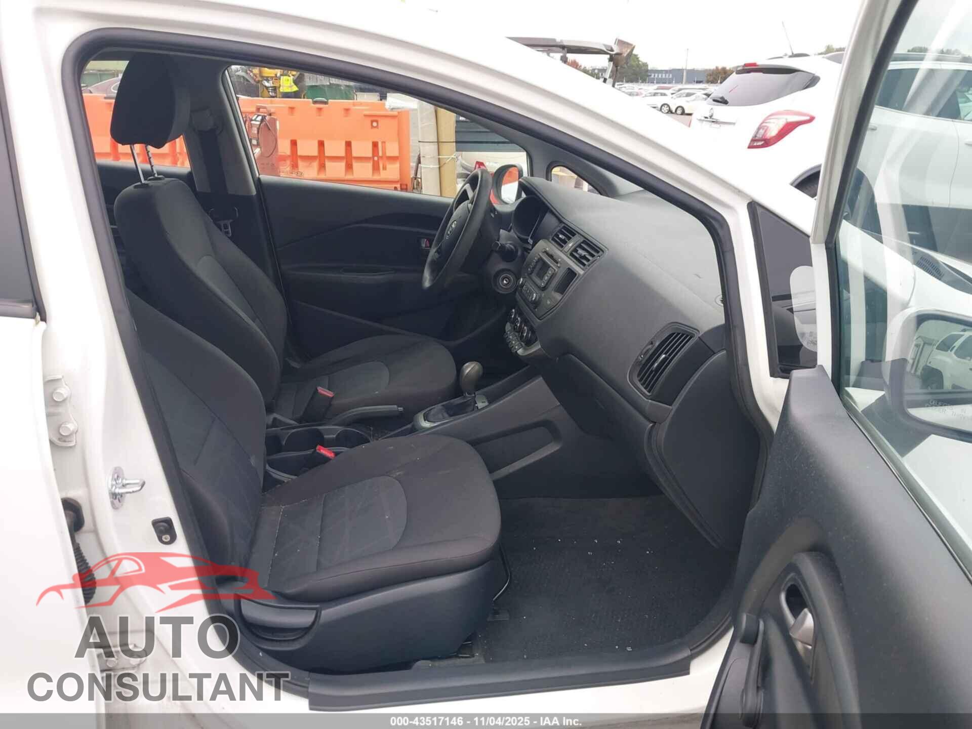 KIA RIO 2013 - KNADM4A30D6125098