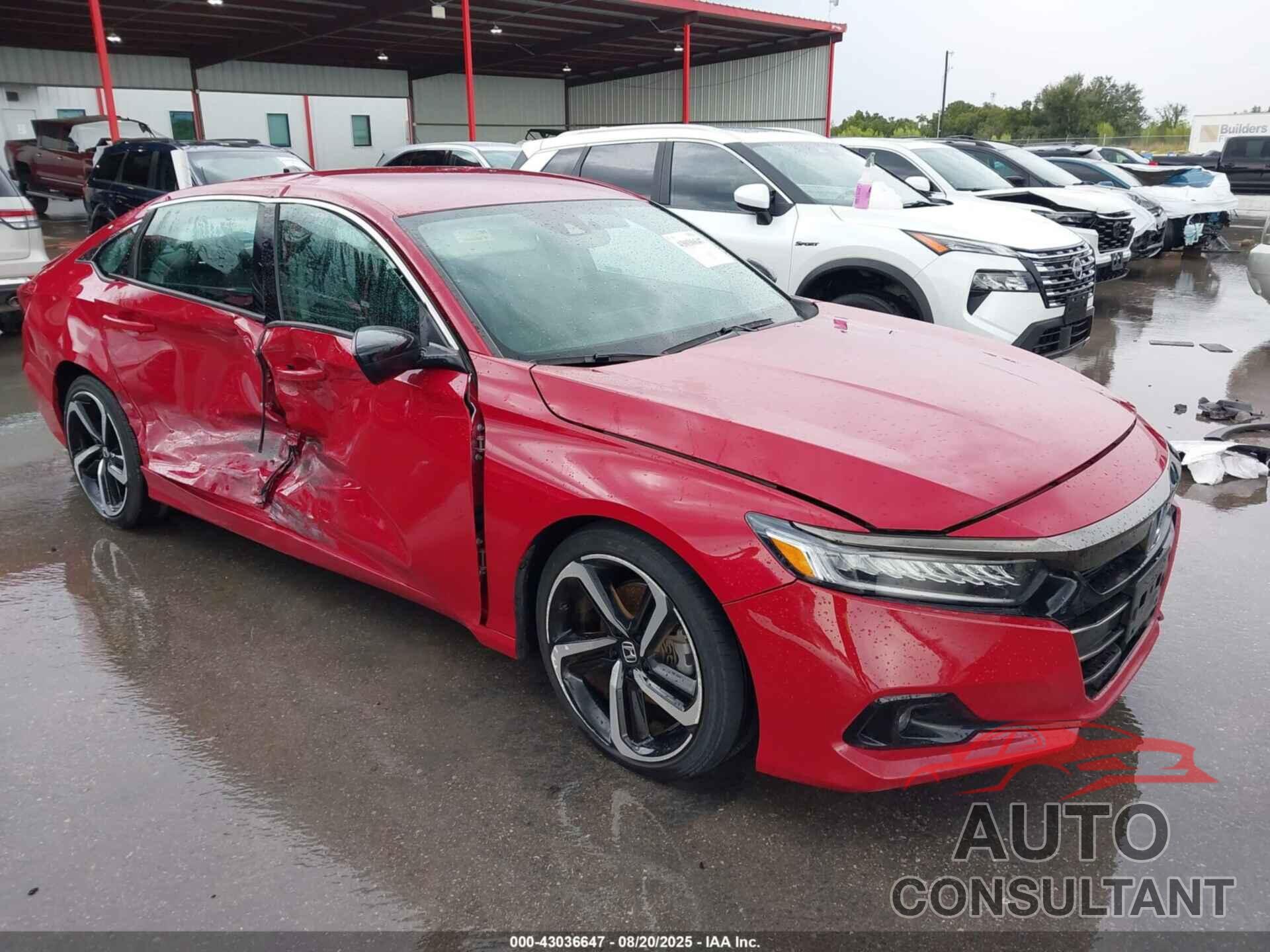 HONDA ACCORD 2022 - 1HGCV1F48NA039131