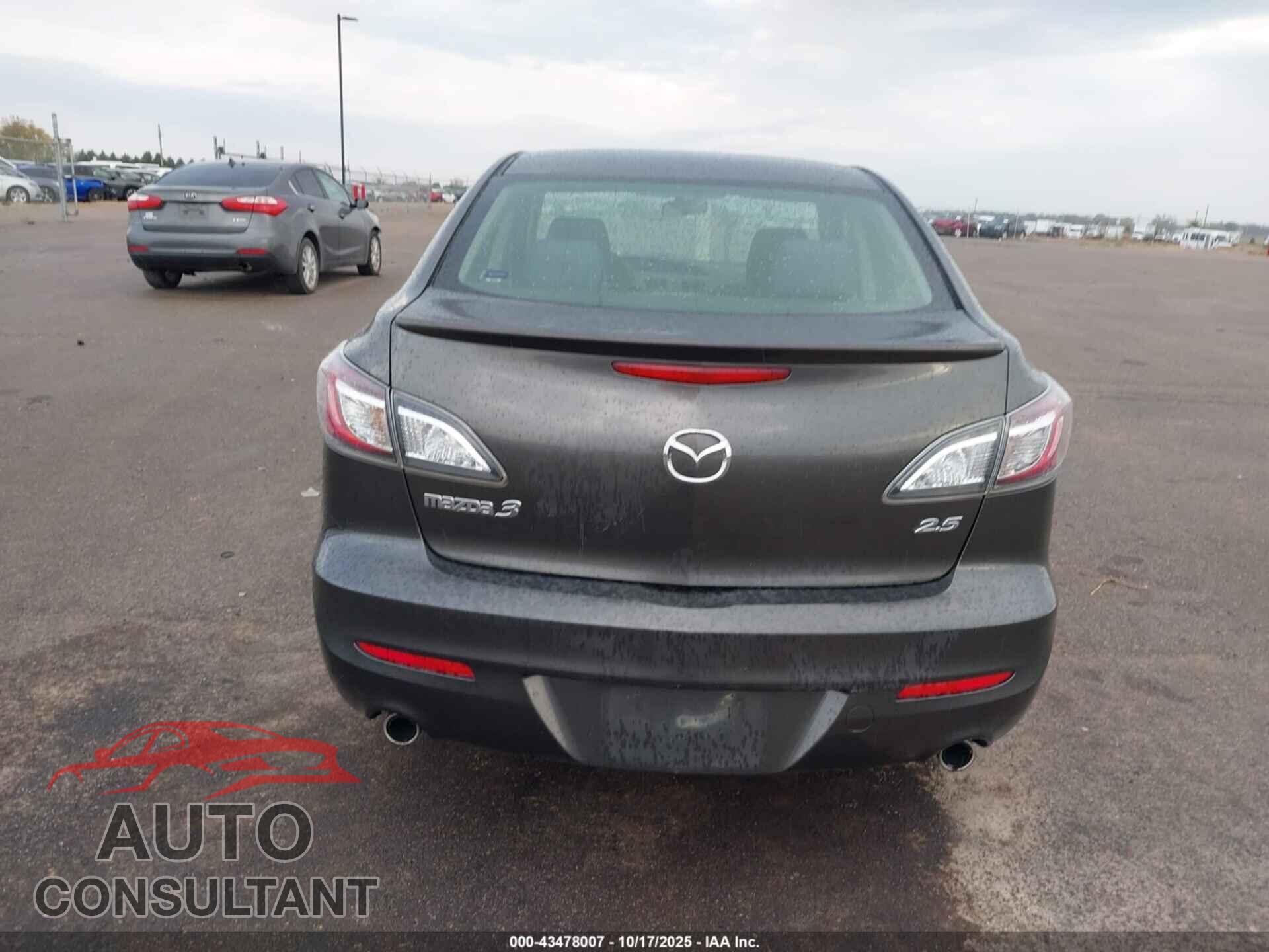 MAZDA MAZDA3 2010 - JM1BL1S58A1303473