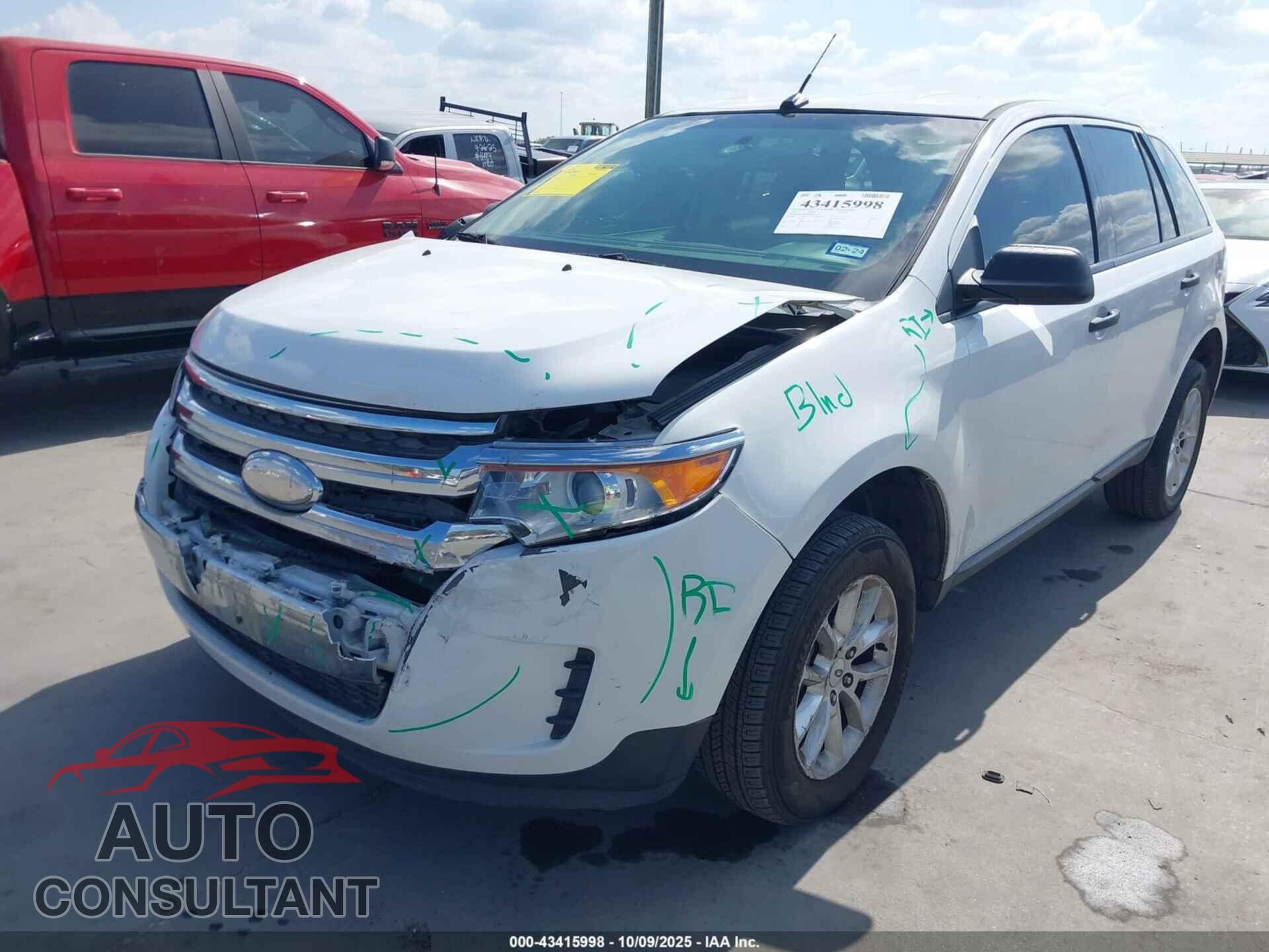 FORD EDGE 2014 - 2FMDK3GC1EBA54132