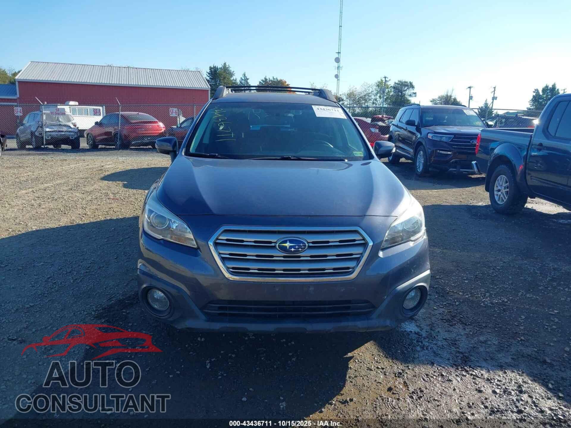 SUBARU OUTBACK 2016 - 4S4BSAFC9G3335062