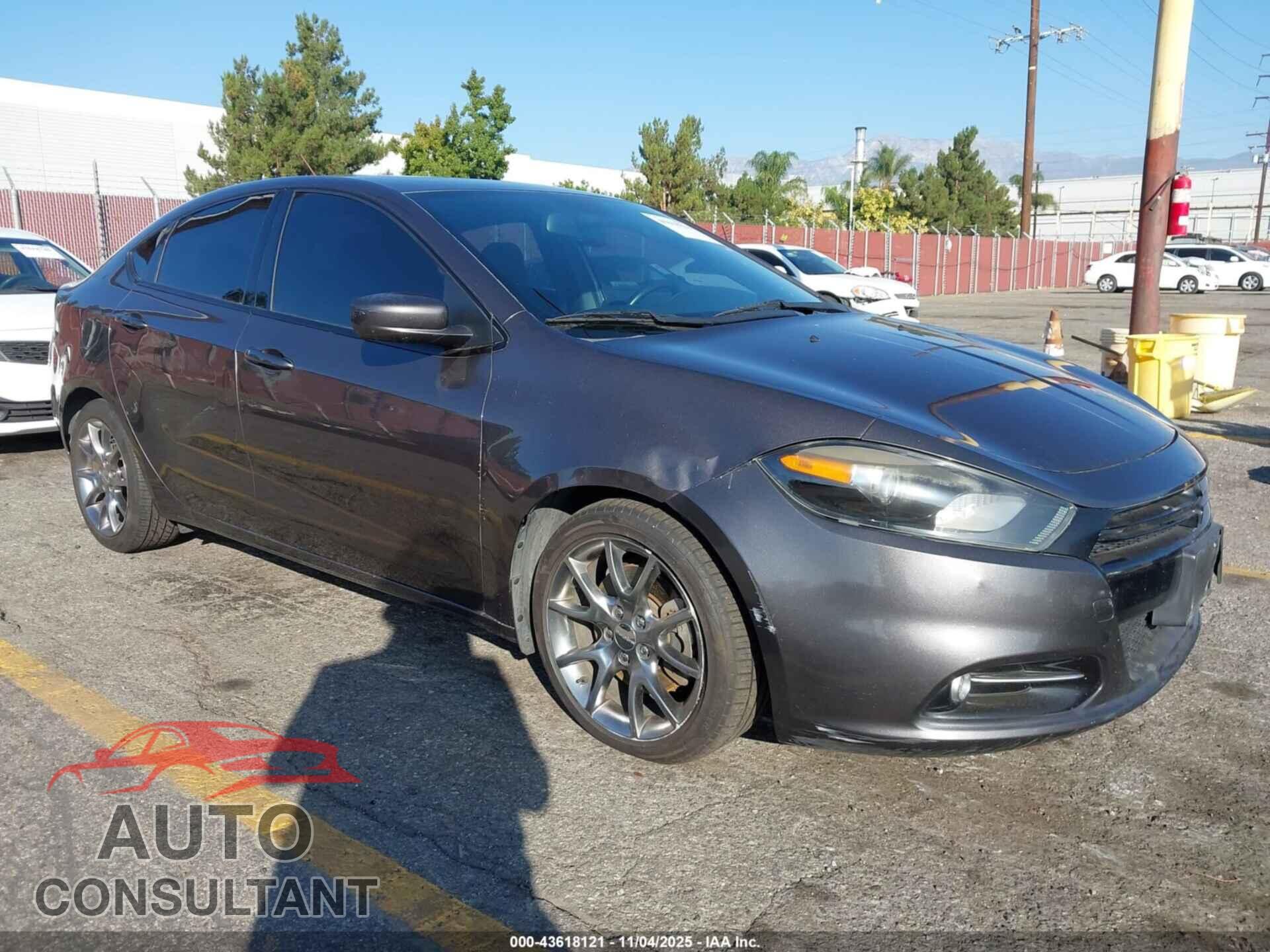 DODGE DART 2015 - 1C3CDFBB5FD117372