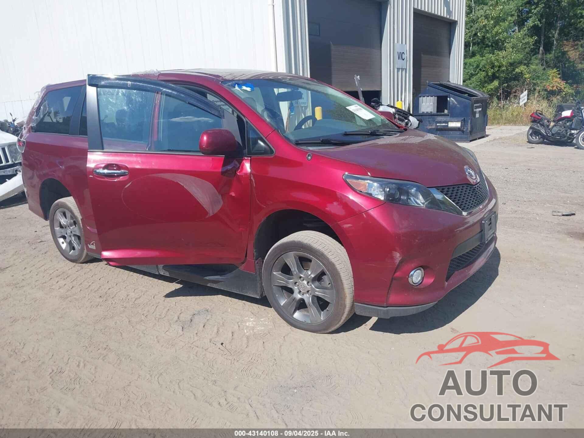 TOYOTA SIENNA 2013 - 5TDXK3DC1DS310515