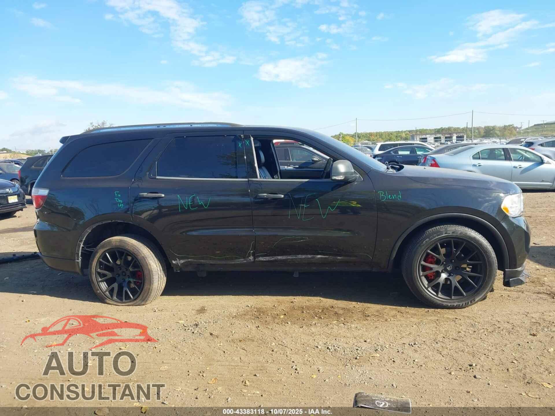DODGE DURANGO 2013 - 1C4RDJEG7DC554258