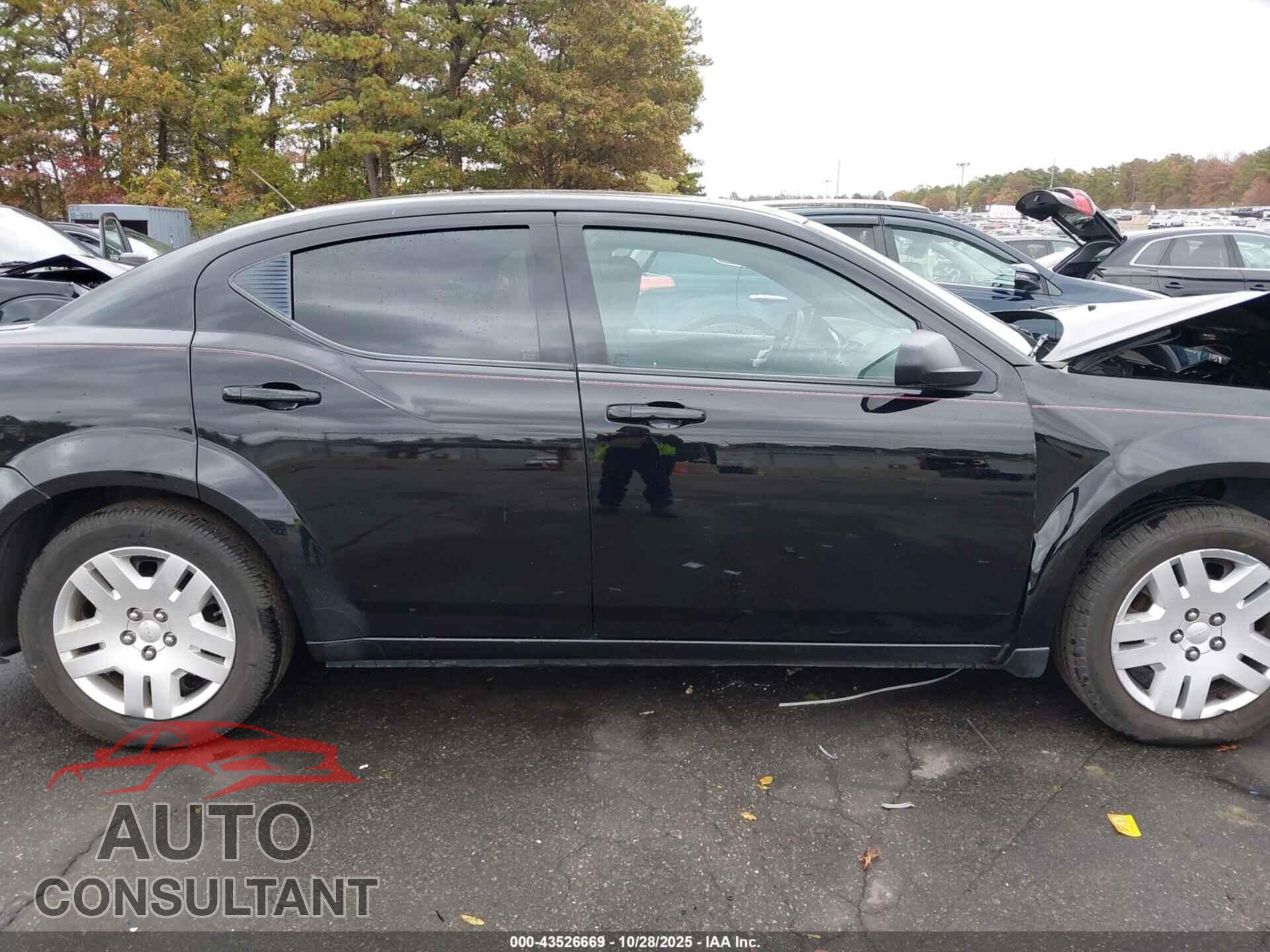 DODGE AVENGER 2013 - 1C3CDZAB6DN720762
