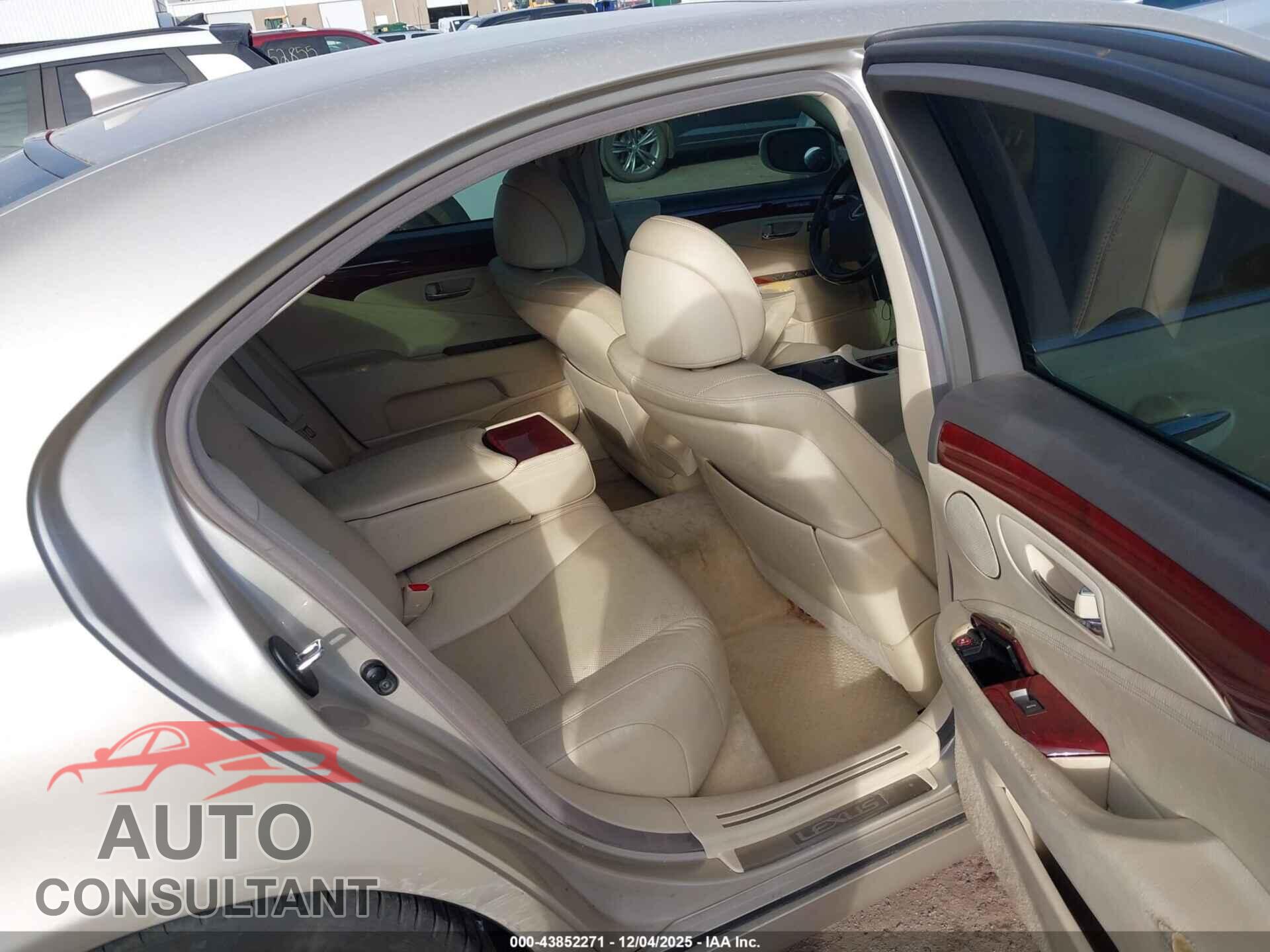 LEXUS LS 460 2010 - JTHBL5EF8A5101039