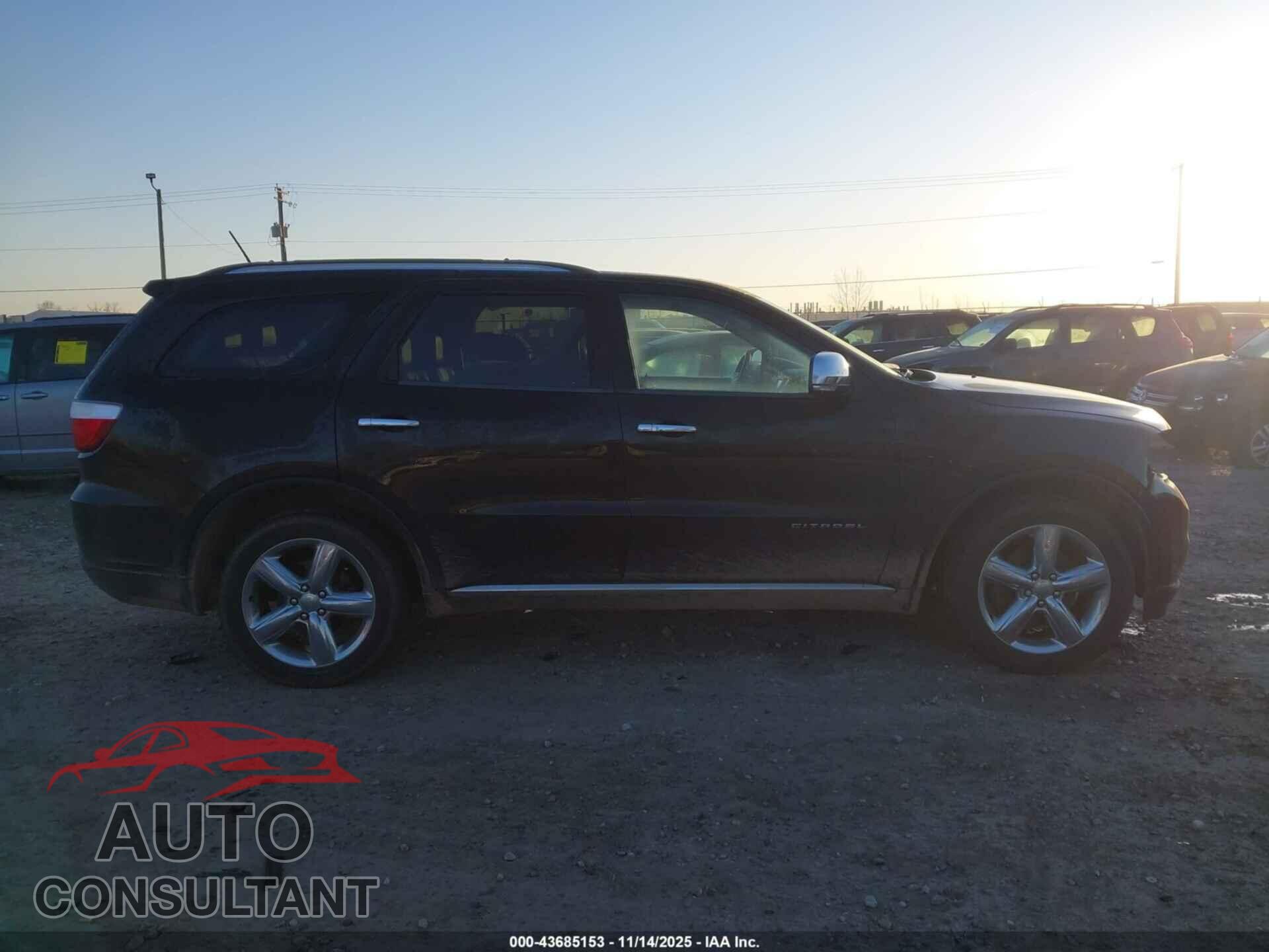 DODGE DURANGO 2012 - 1C4RDJEG6CC322345