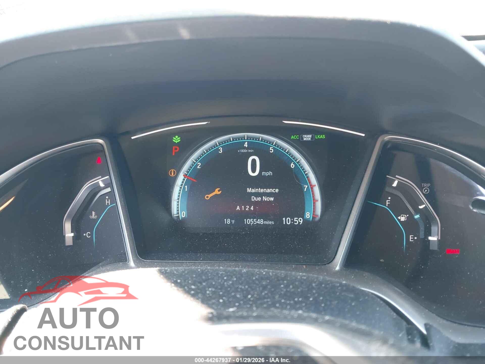 HONDA CIVIC 2017 - 19XFC2F82HE210404