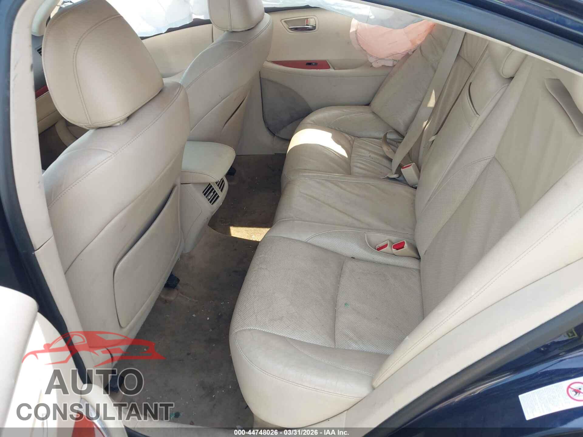 LEXUS ES 350 2012 - JTHBK1EG8C2497966
