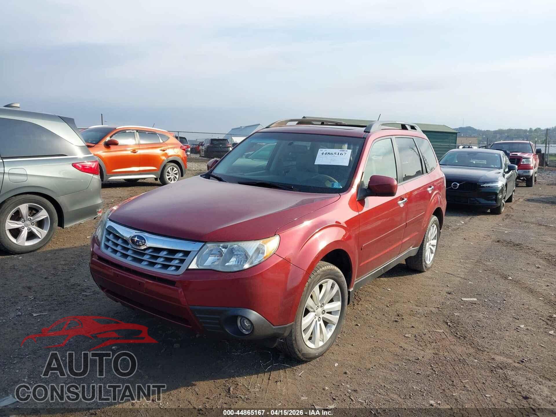 SUBARU FORESTER 2012 - JF2SHBDC4CH456480