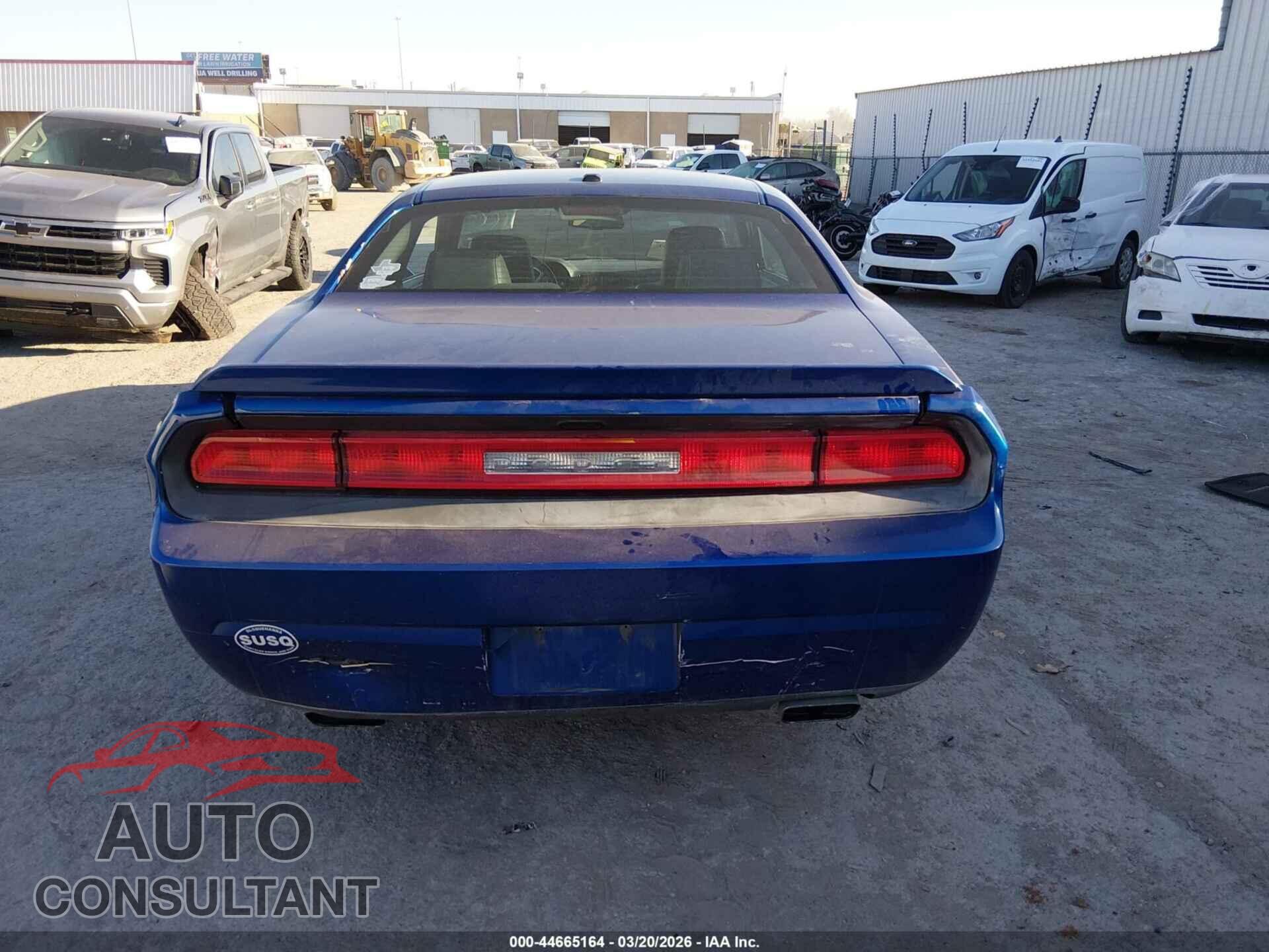 DODGE CHALLENGER 2012 - 2C3CDYBTXCH290730