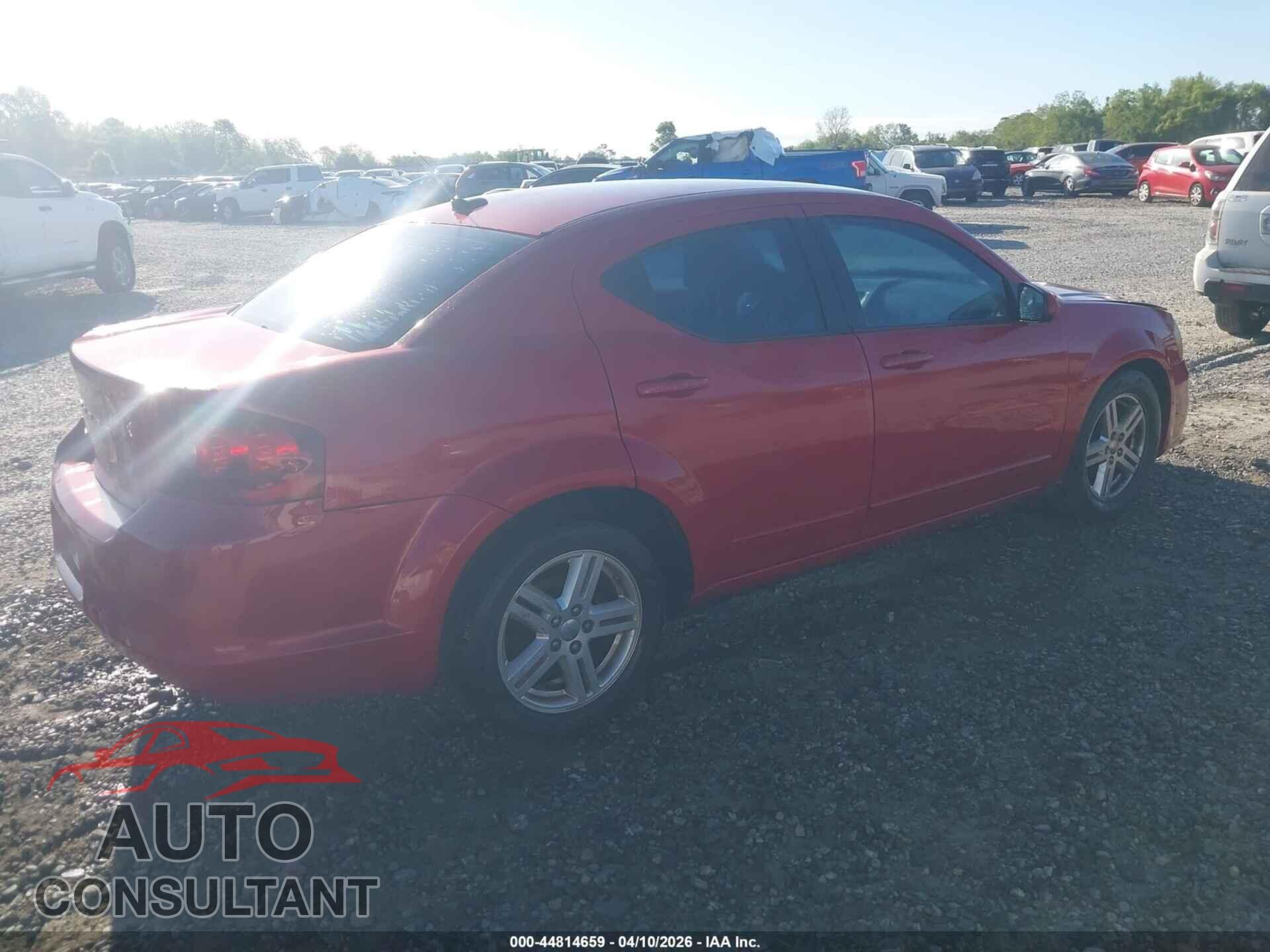DODGE AVENGER 2012 - 1C3CDZCB7CN179393