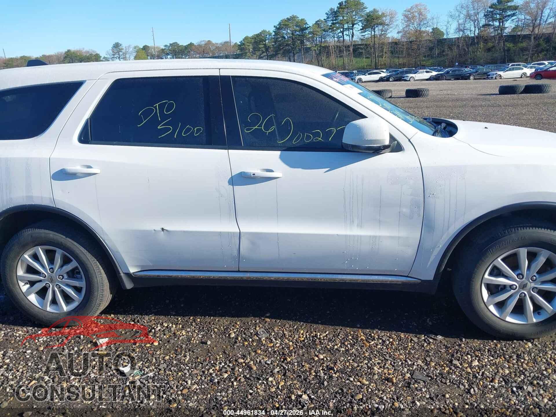 DODGE DURANGO 2020 - 1C4RDJAGXLC253780