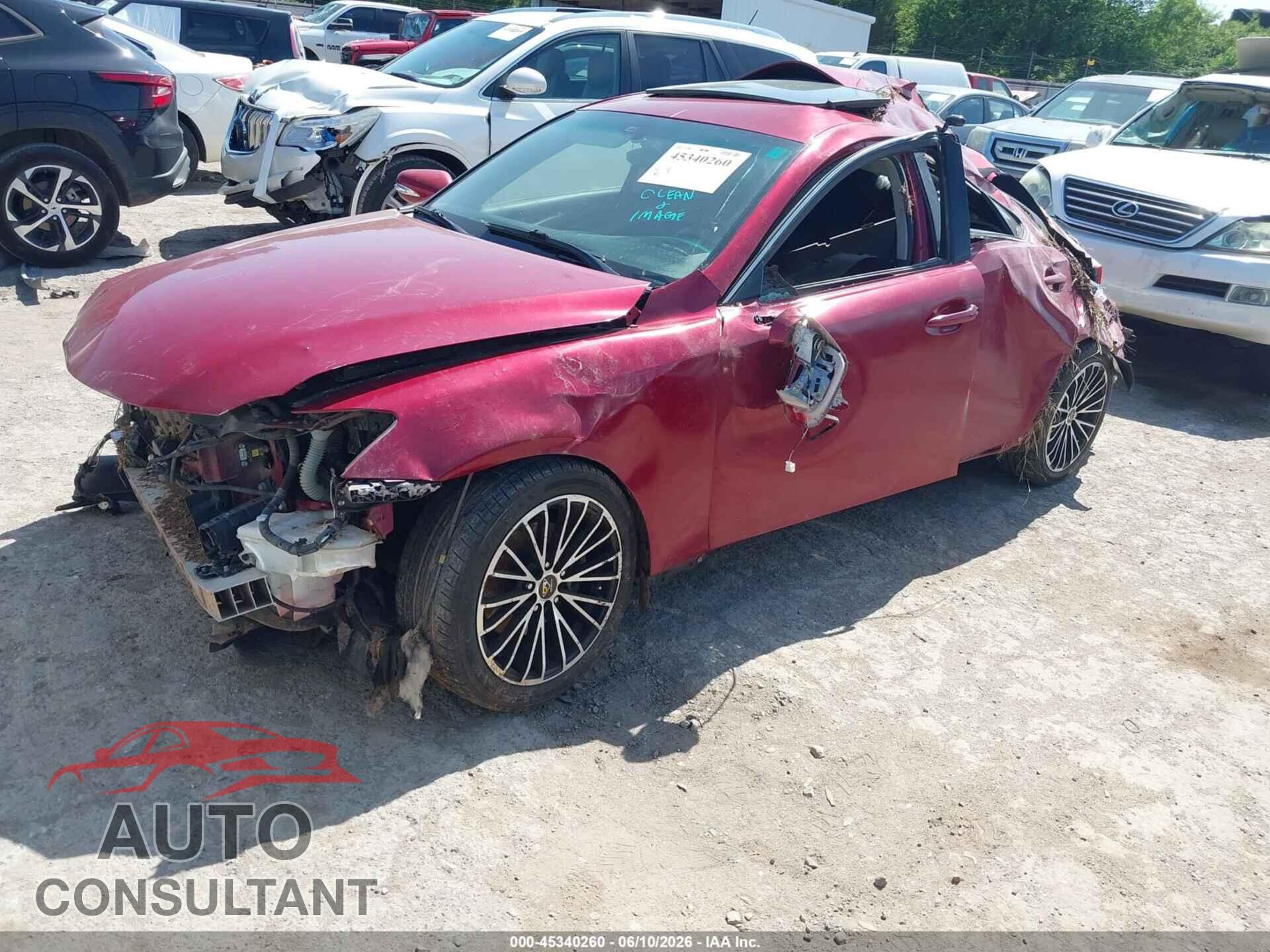 LEXUS IS 250 2010 - JTHCF5C2XA5040224