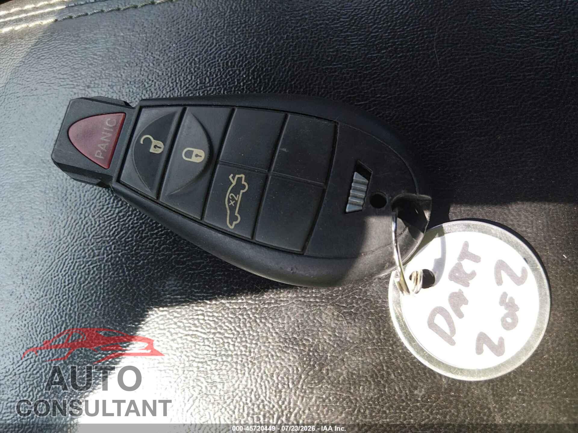 DODGE DART 2015 - 1C3CDFDH4FD123522