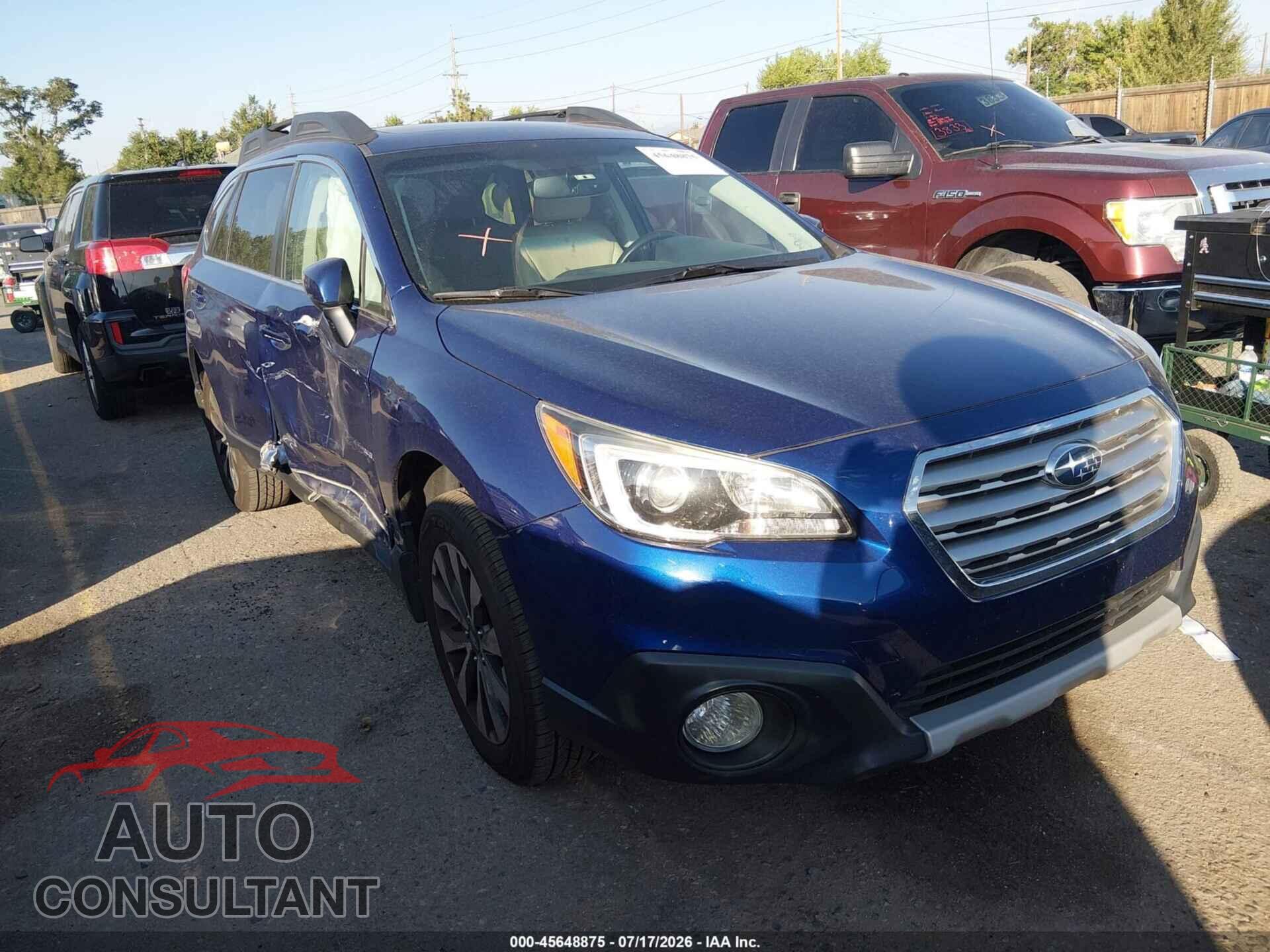 SUBARU OUTBACK 2016 - 4S4BSBLC2G3234438
