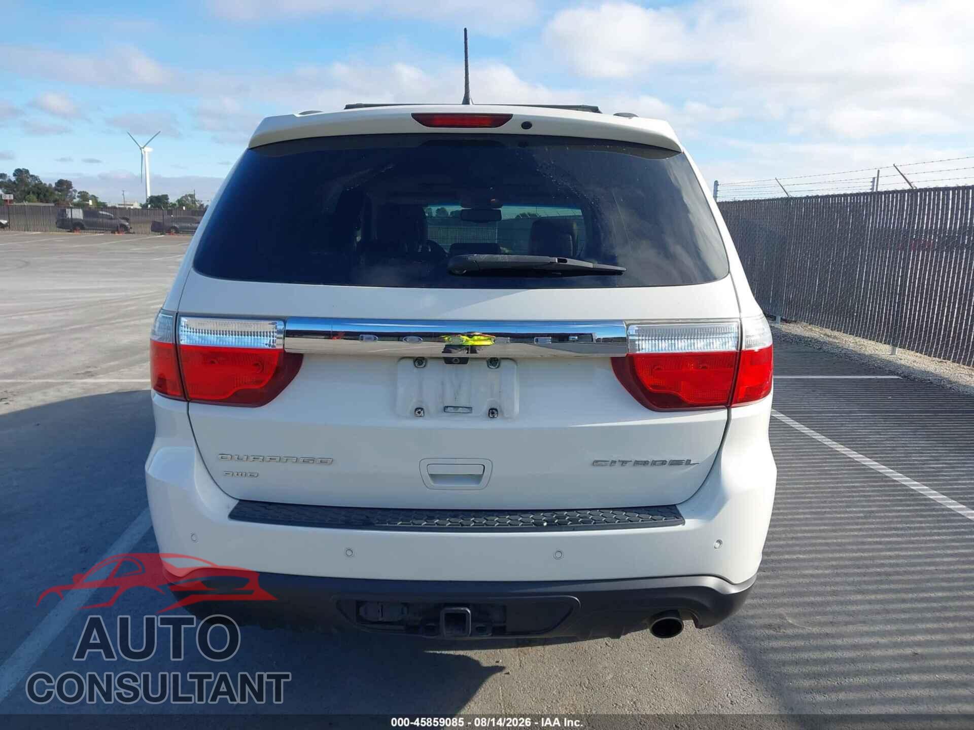 DODGE DURANGO 2011 - 1D4RE5GG4BC720575