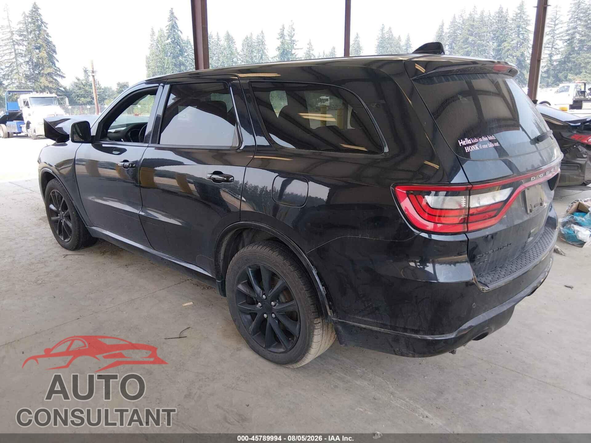 DODGE DURANGO 2017 - 1C4SDJCT6HC858916