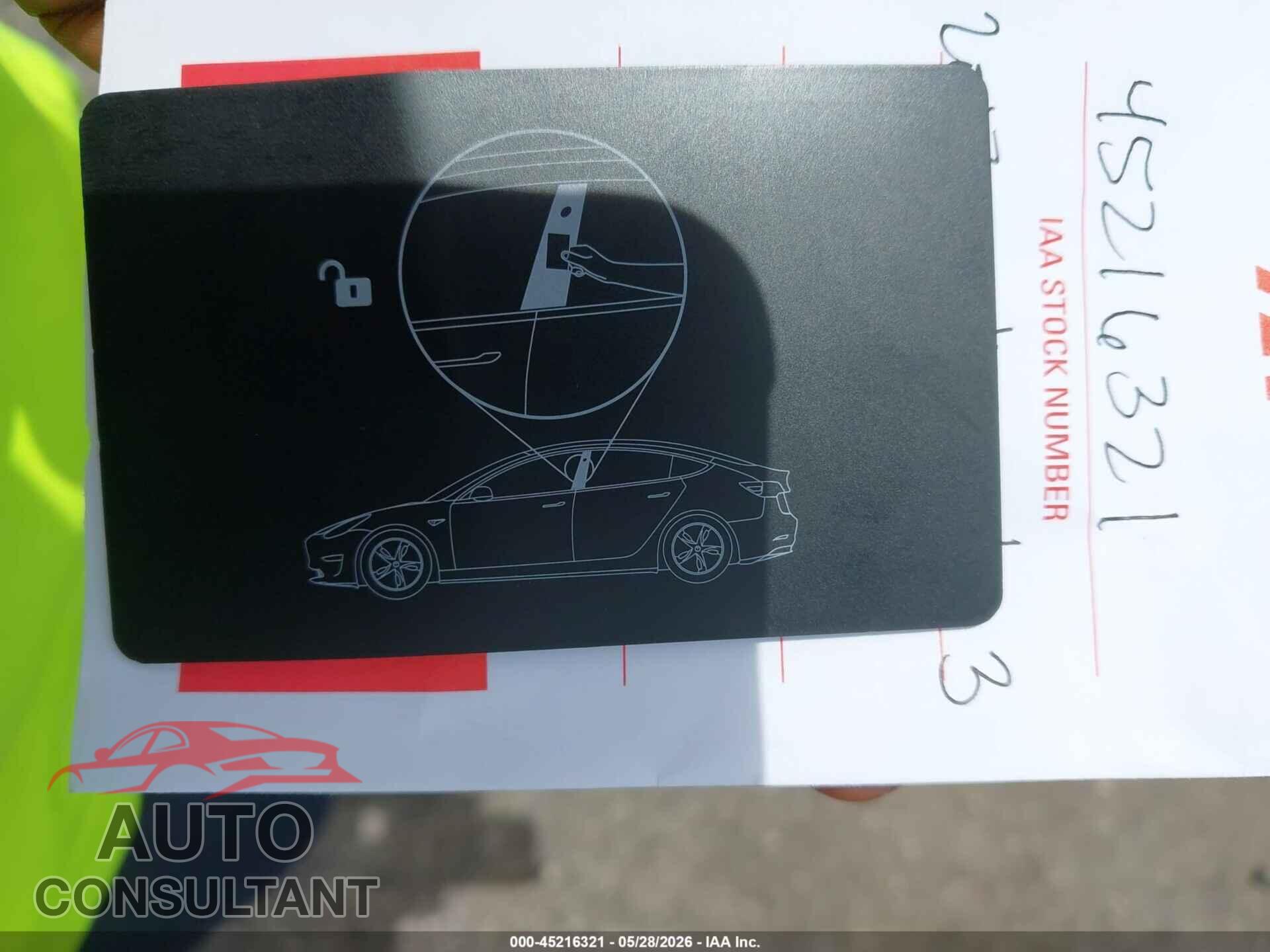 TESLA MODEL 3 2018 - 5YJ3E1EA8JF016777