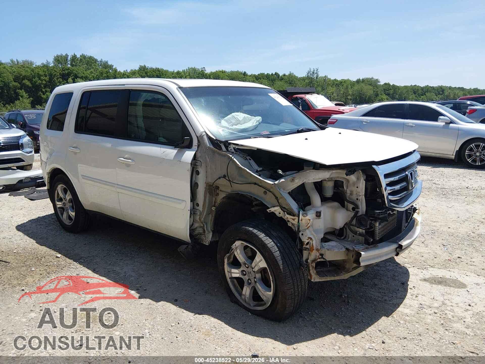 HONDA PILOT 2012 - 5FNYF4H50CB057247