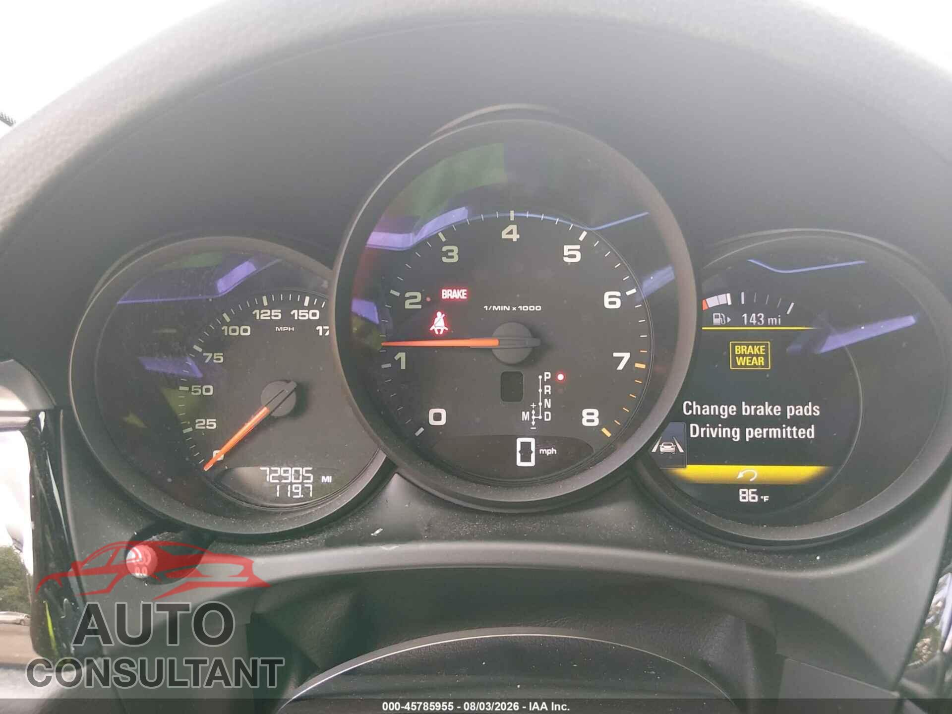 PORSCHE MACAN 2020 - WP1AA2A50LLB02259
