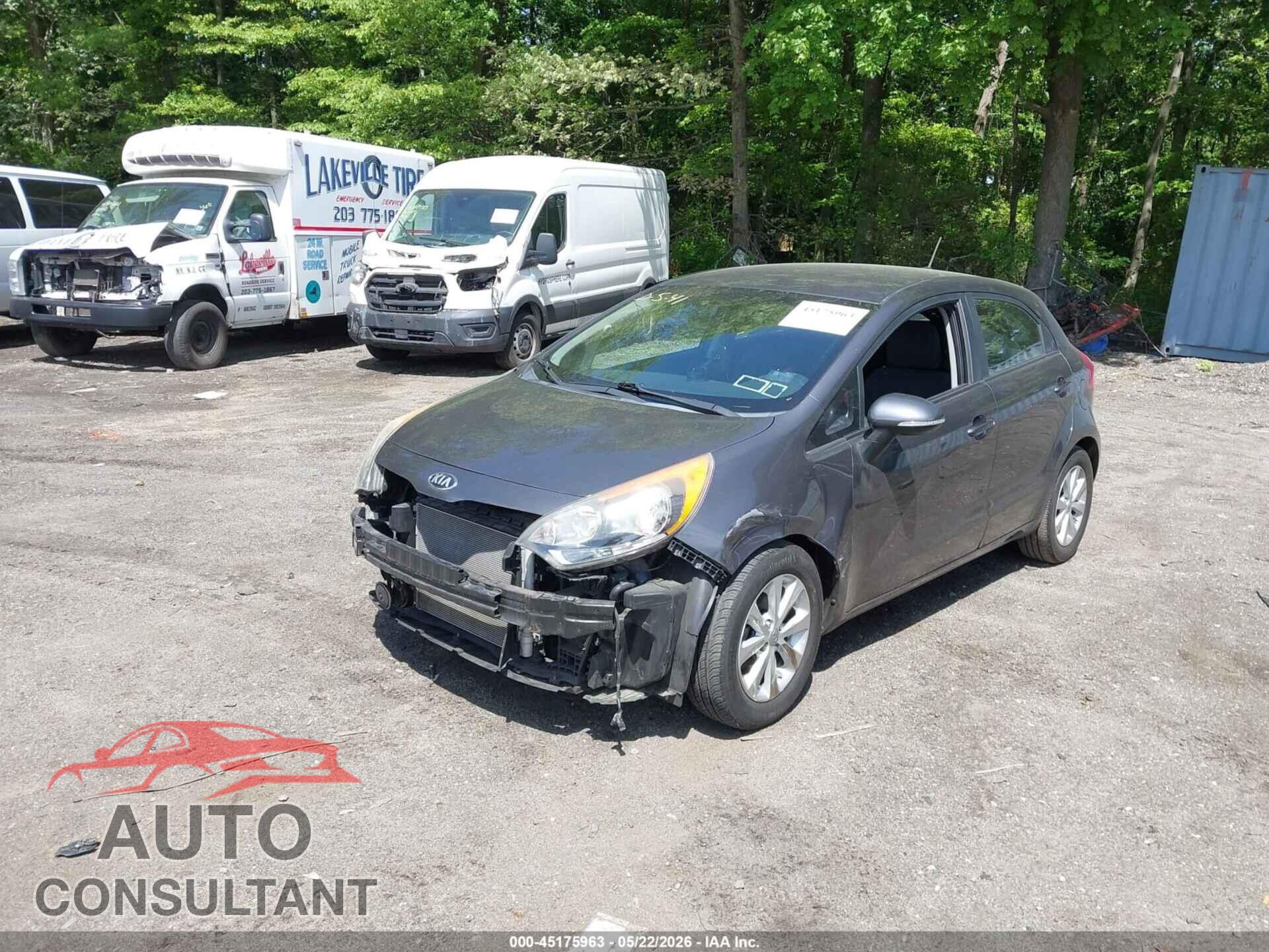KIA RIO 2013 - KNADN5A32D6187590