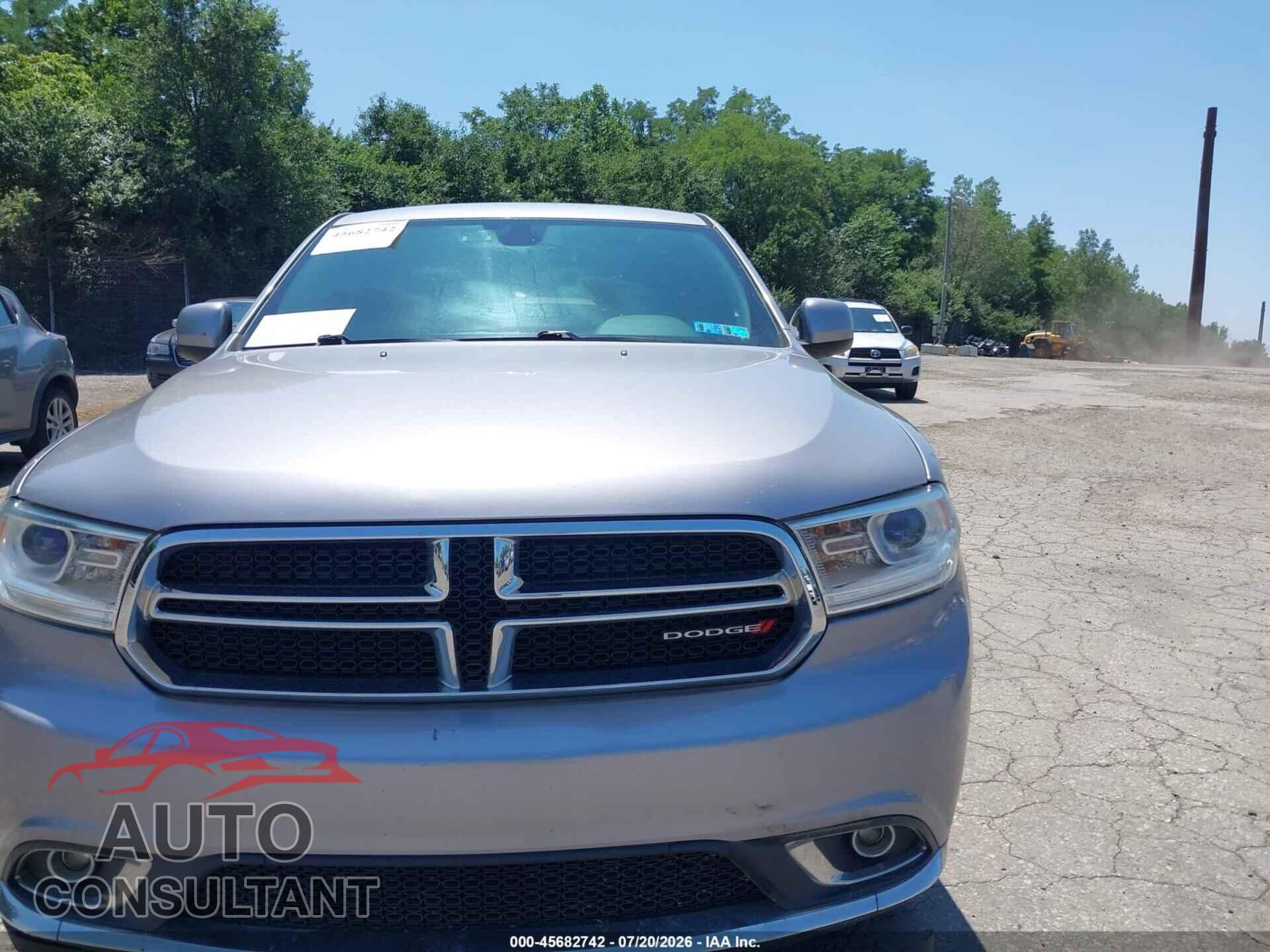 DODGE DURANGO 2017 - 1C4RDJAG6HC606457