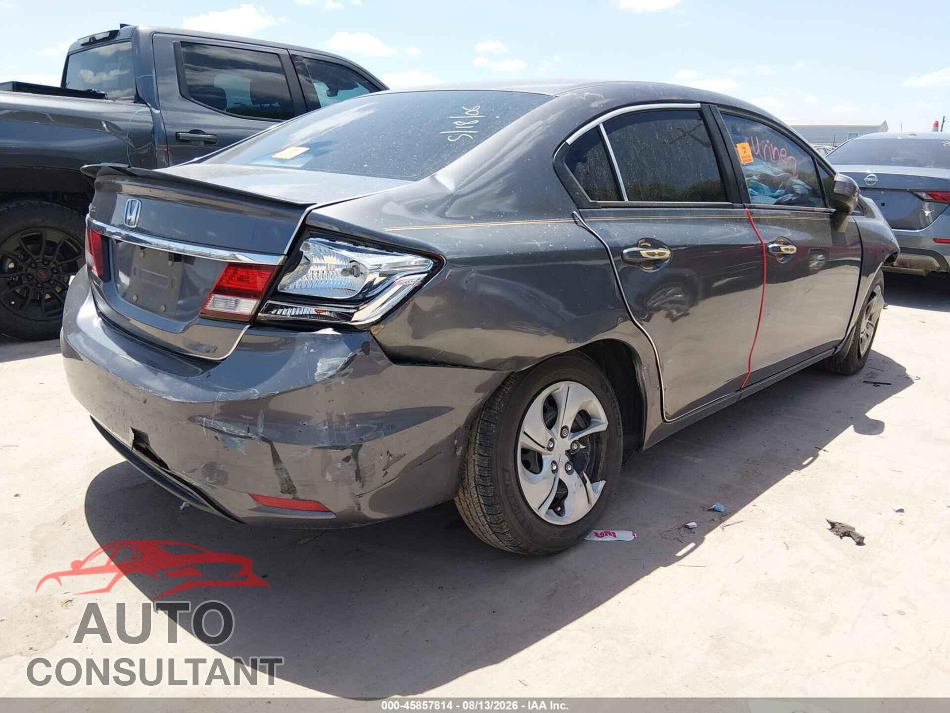 HONDA CIVIC 2014 - 2HGFB2F52EH514245