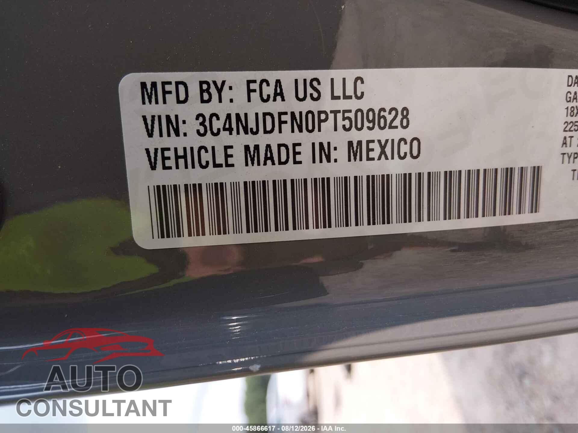 JEEP COMPASS 2023 - 3C4NJDFN0PT509628