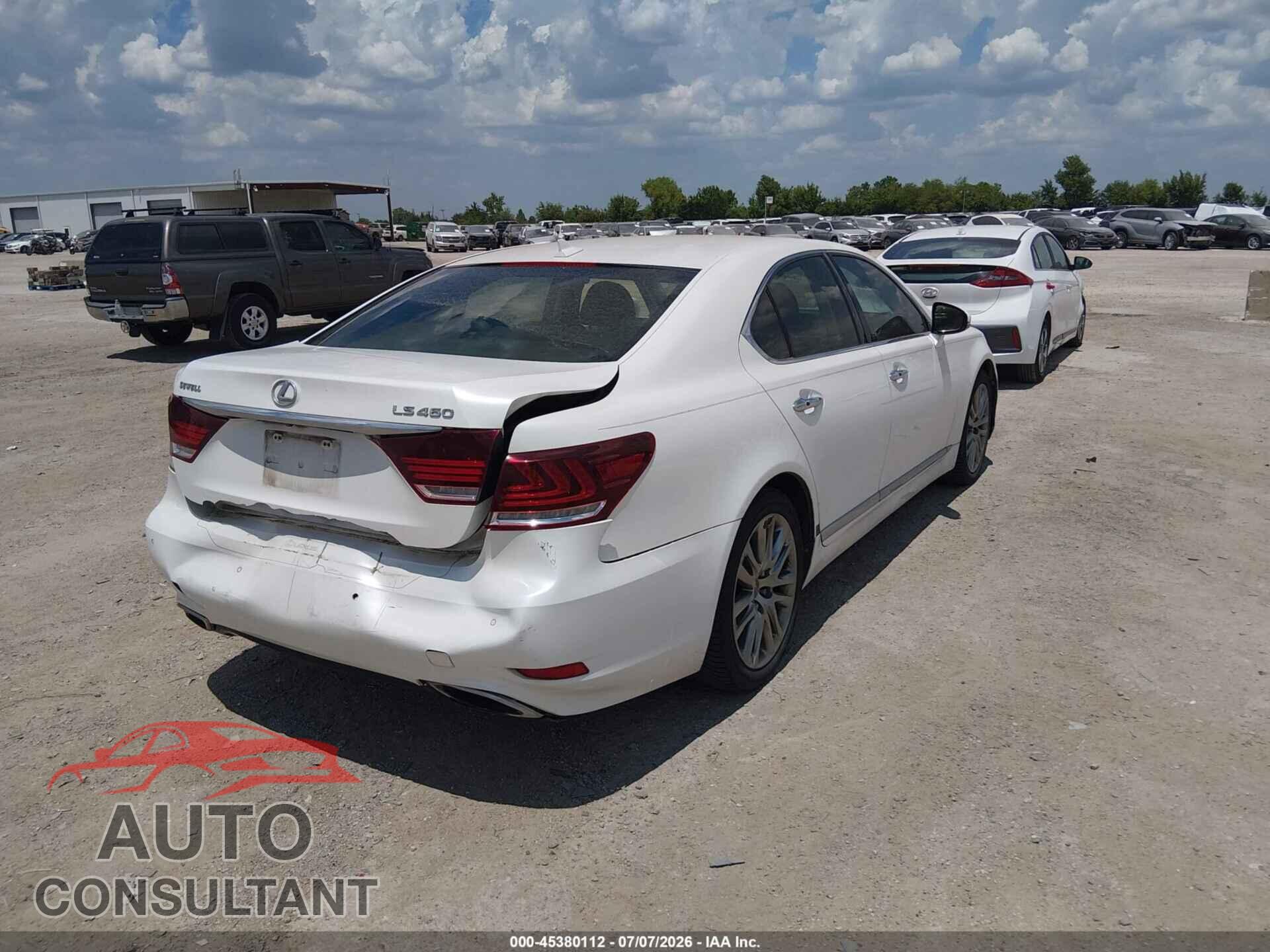 LEXUS LS 460 2013 - JTHBL5EF9D5124673
