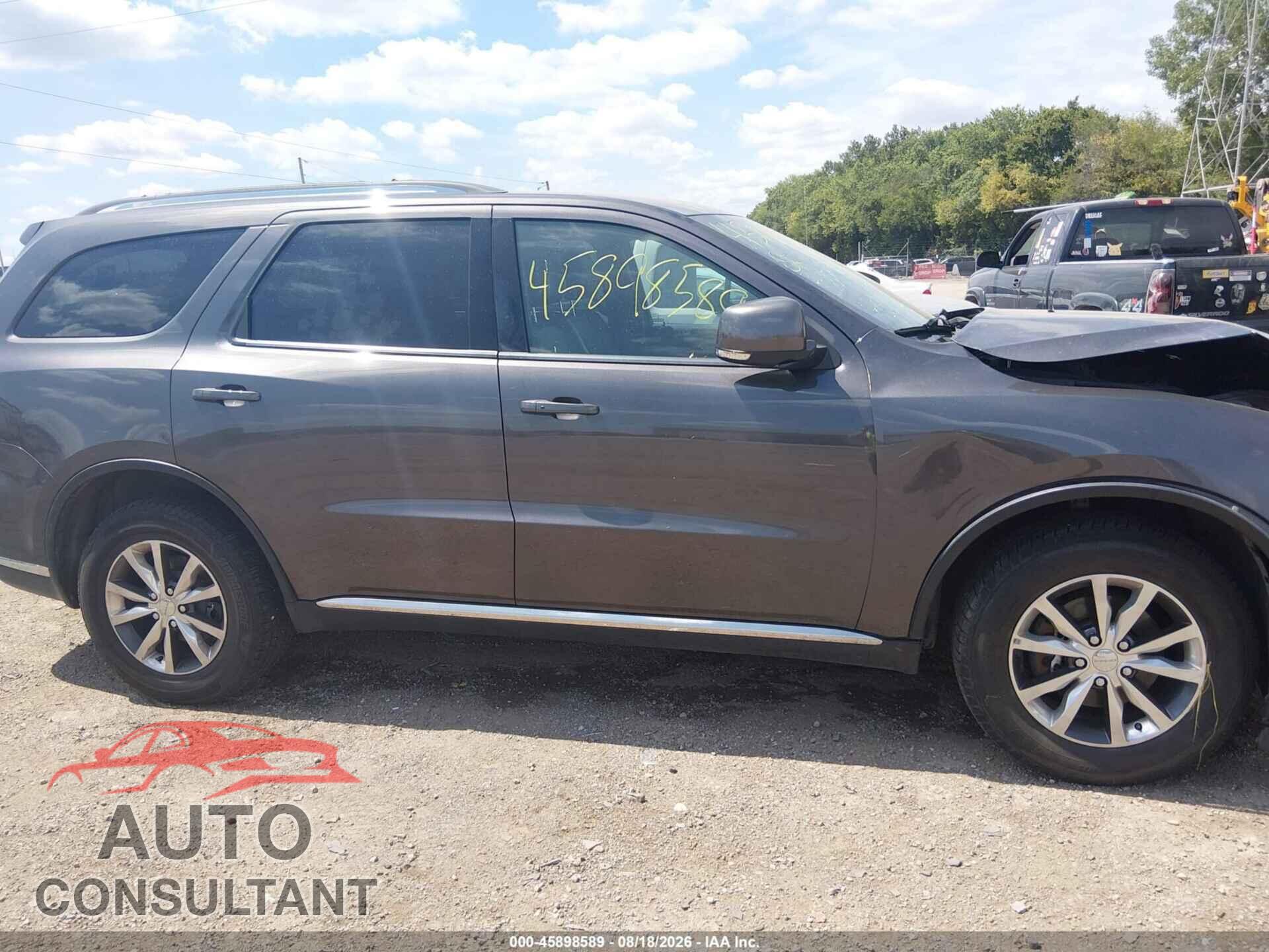 DODGE DURANGO 2016 - 1C4RDJDG3GC460111