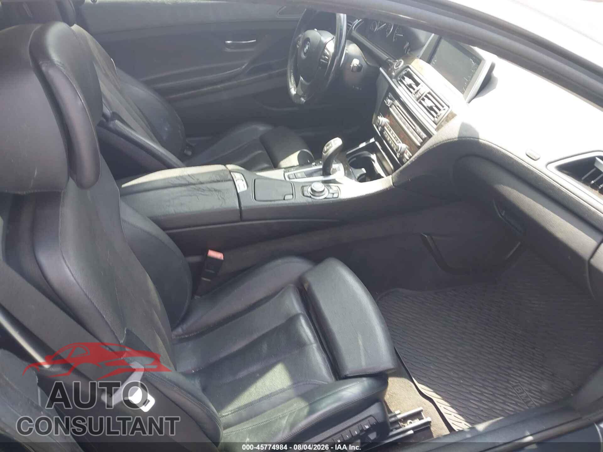 BMW 650I 2012 - WBALX3C59CDV77864