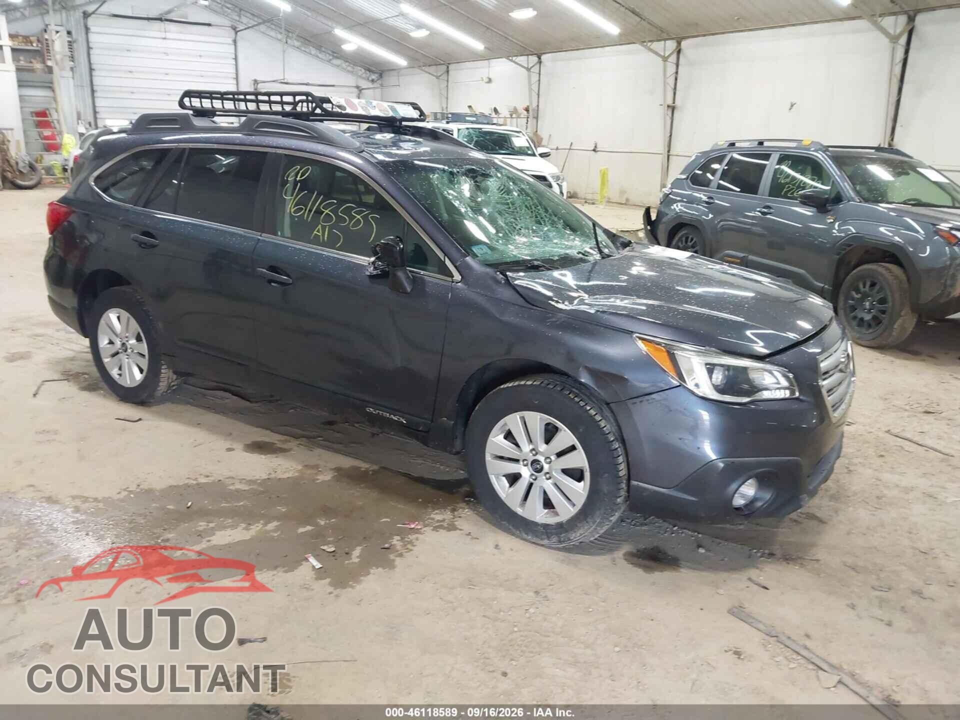 SUBARU OUTBACK 2017 - 4S4BSAFCXH3310530