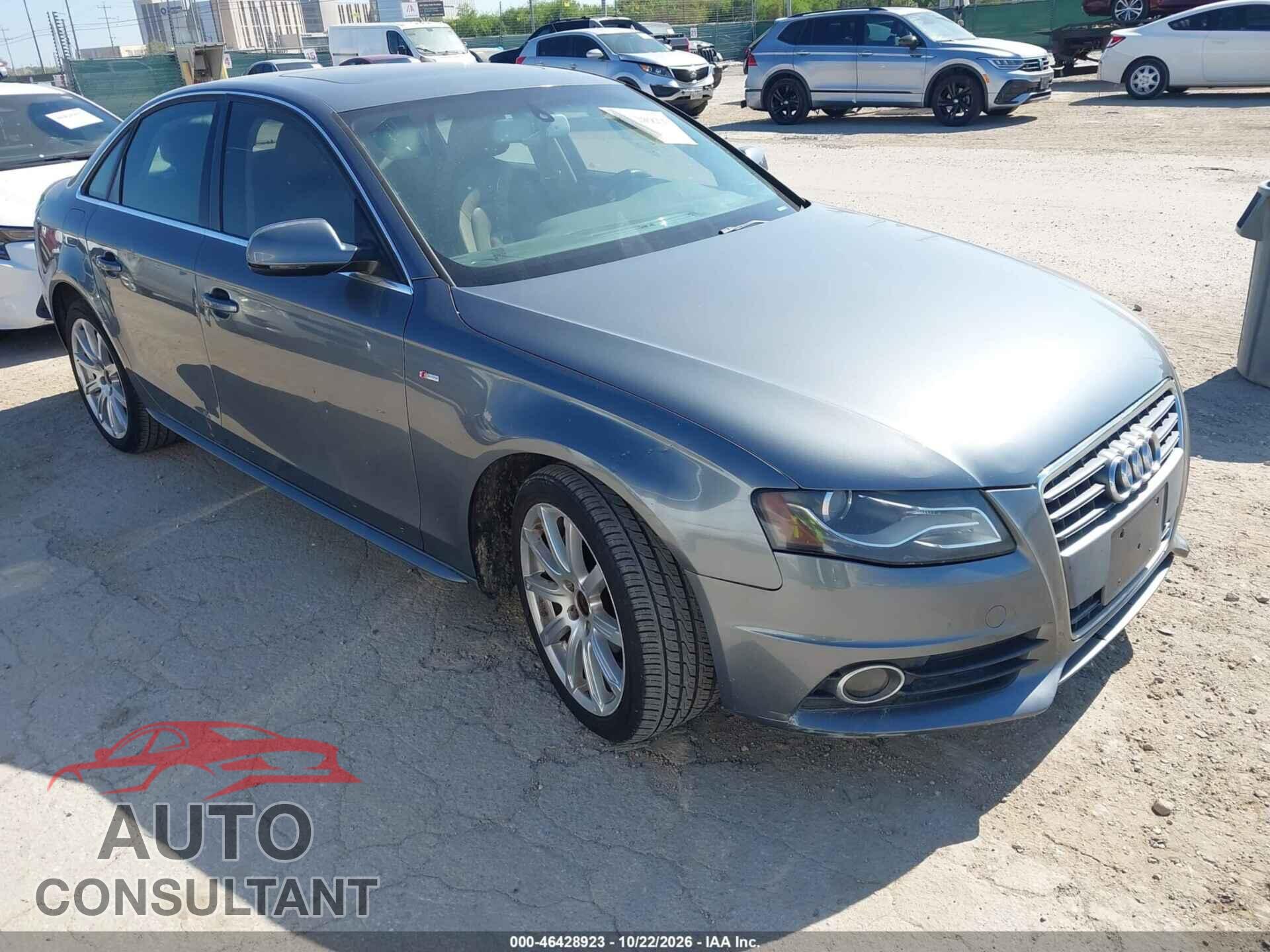 AUDI A4 2012 - WAUEFAFL4CA038872