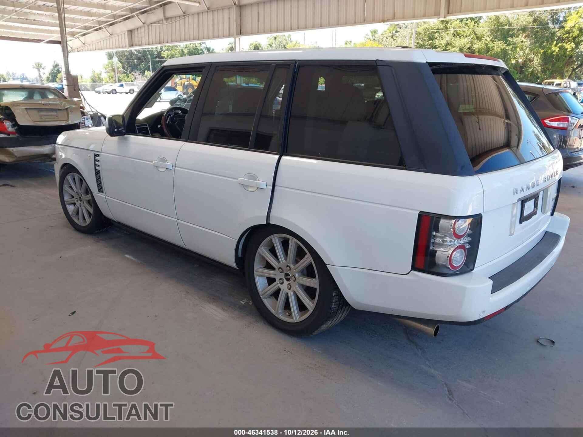 LAND ROVER RANGE ROVER 2012 - SALMF1E48CA361081